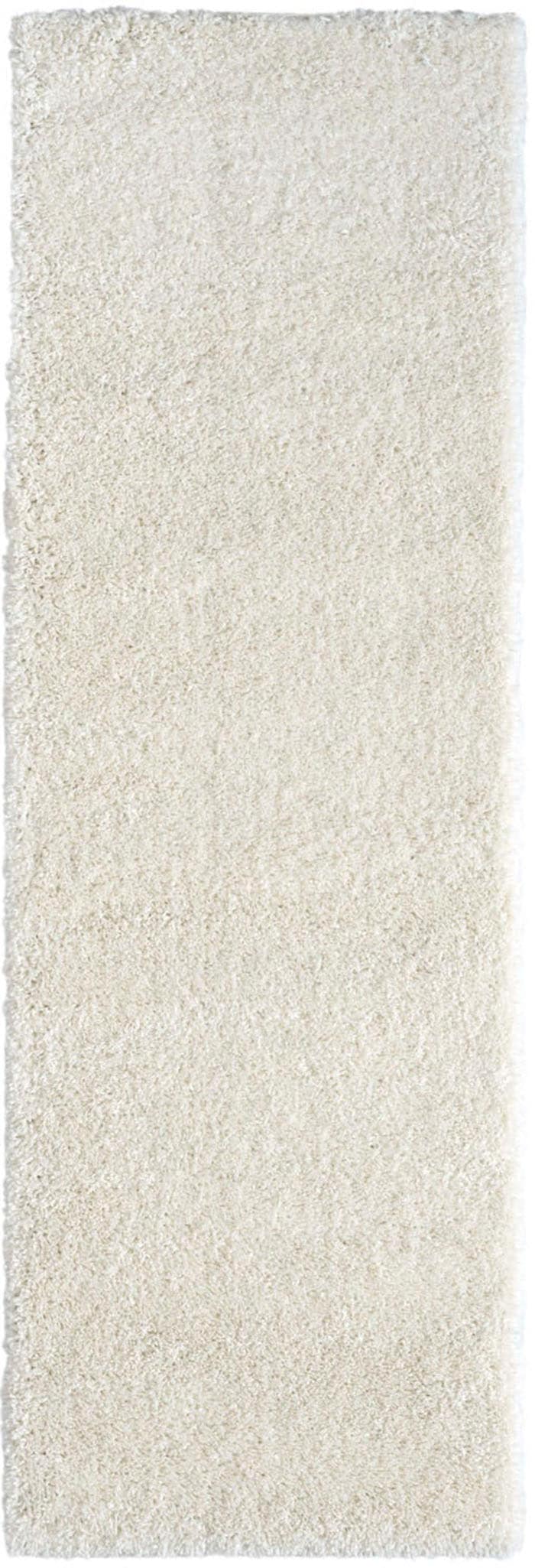 my home Hochflor-Bettumrandung »Banji«, (3 tlg.), Uni Farben, weich und flauschig, auch als Läufer & in rund erhältlich