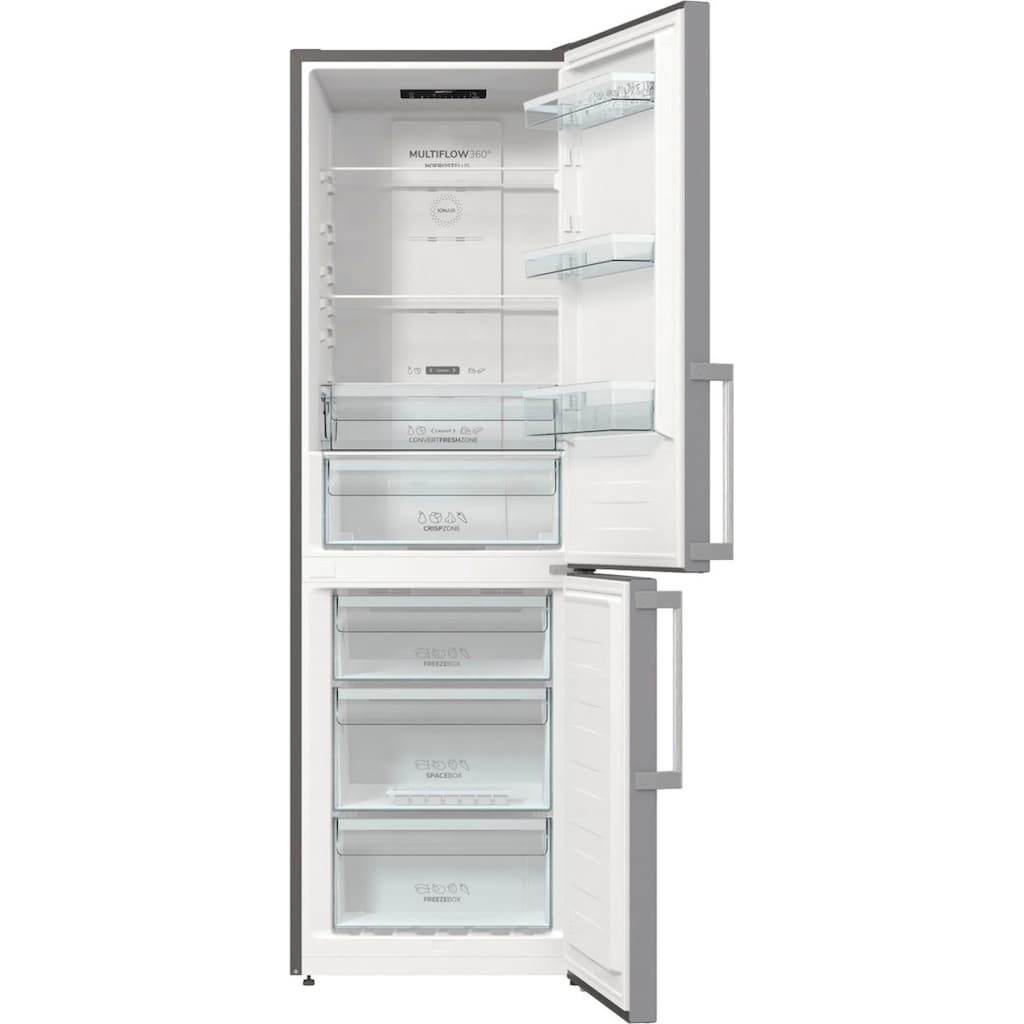 GORENJE Kühl-/Gefrierkombination »NRK 6192 ES5F«, NRK6192ES5F, 185 cm hoch, 60 cm breit