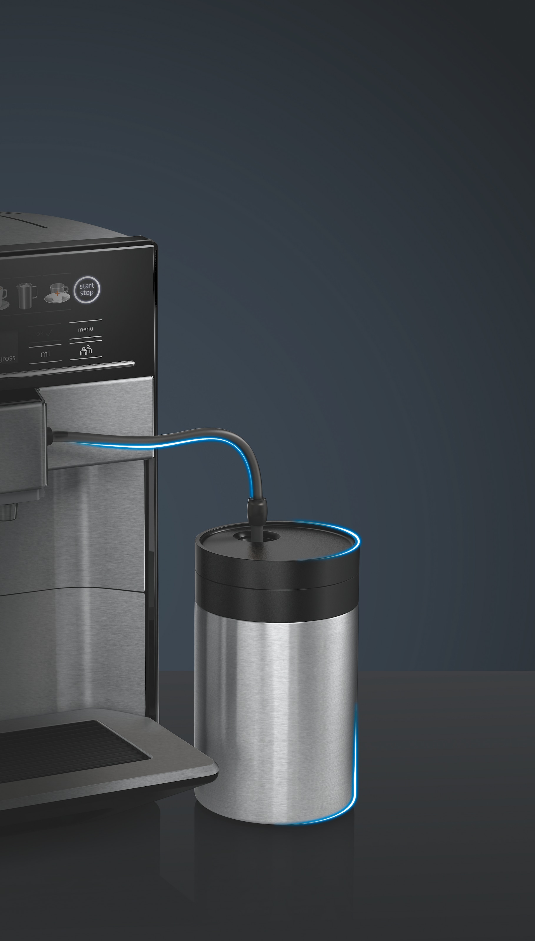 SIEMENS Isoliermilchbehälter »TZ80009N«, freshLock Deckel, 0,5 l, für alle Kaffeevollautomaten der EQ. Reihe