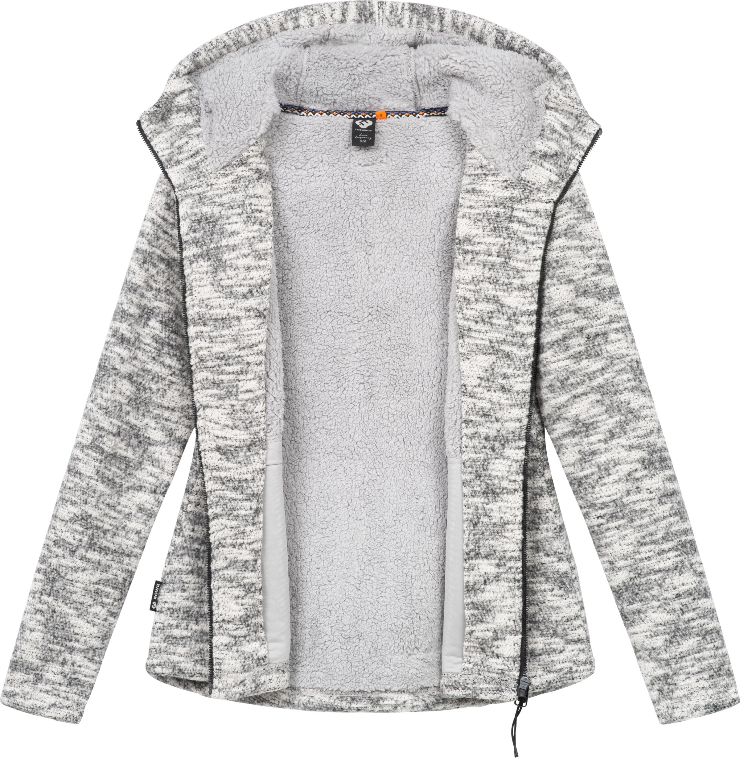 Ragwear Kapuzensweatjacke »Kapuzenstrickjacke Lyshka Melange«