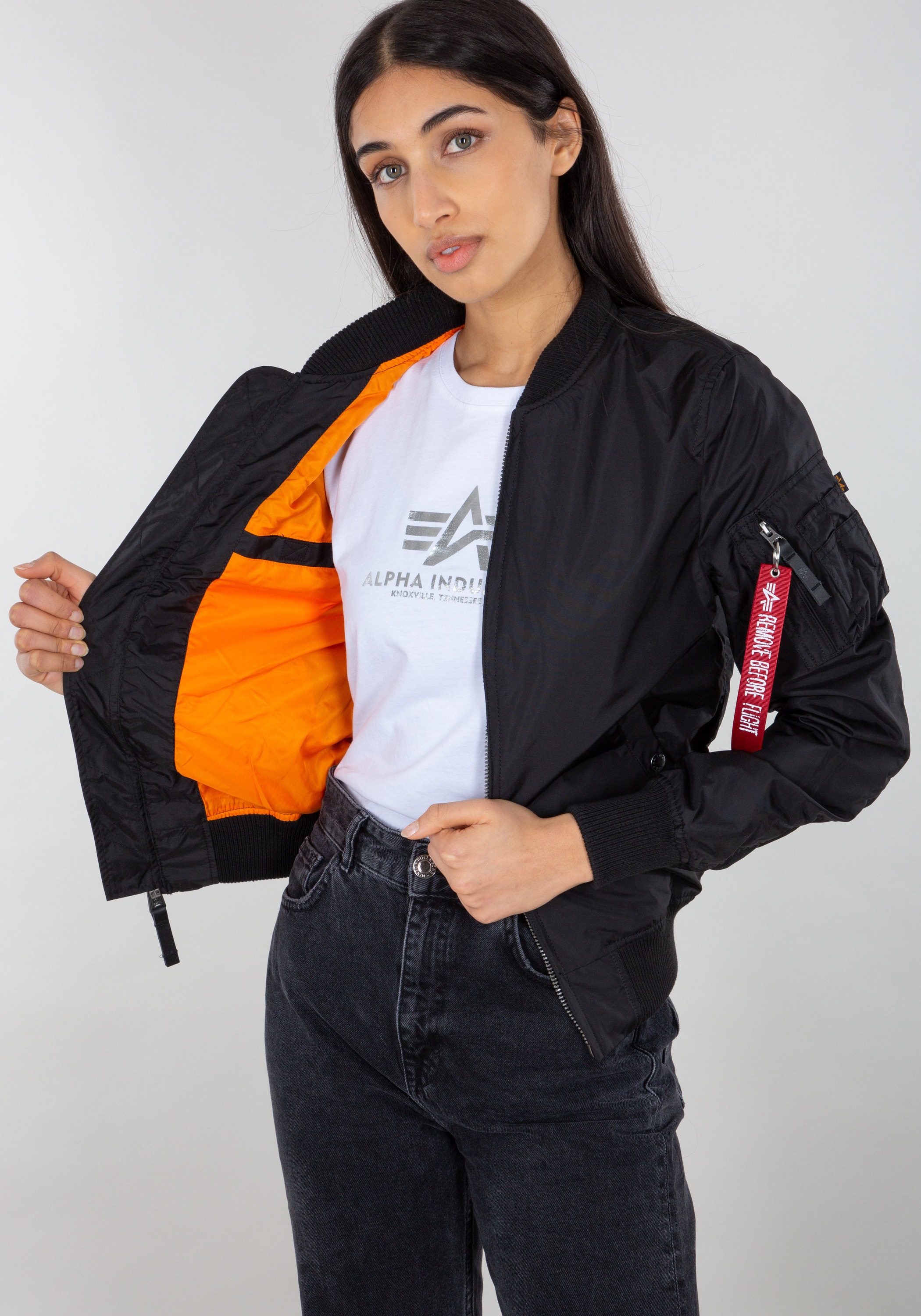 Alpha Industries Bomberjacke »Alpha Industries Women - Bomber Jackets MA-1 TT Light W«