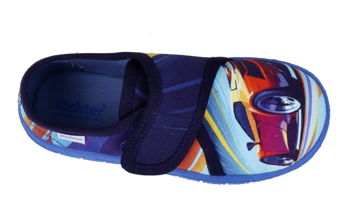 Richter Hausschuh »Mailo«  Klettschuh, Kindergartenschuh mit Größenschablone zum Download