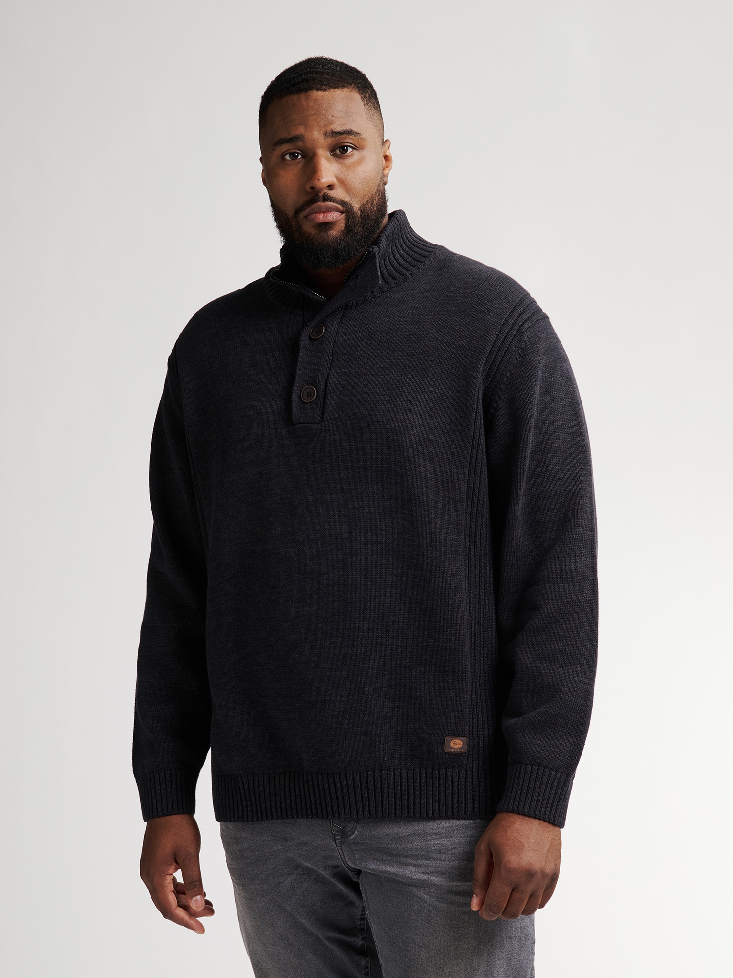 Petrol Industries Strickpullover mit Rippbündchen