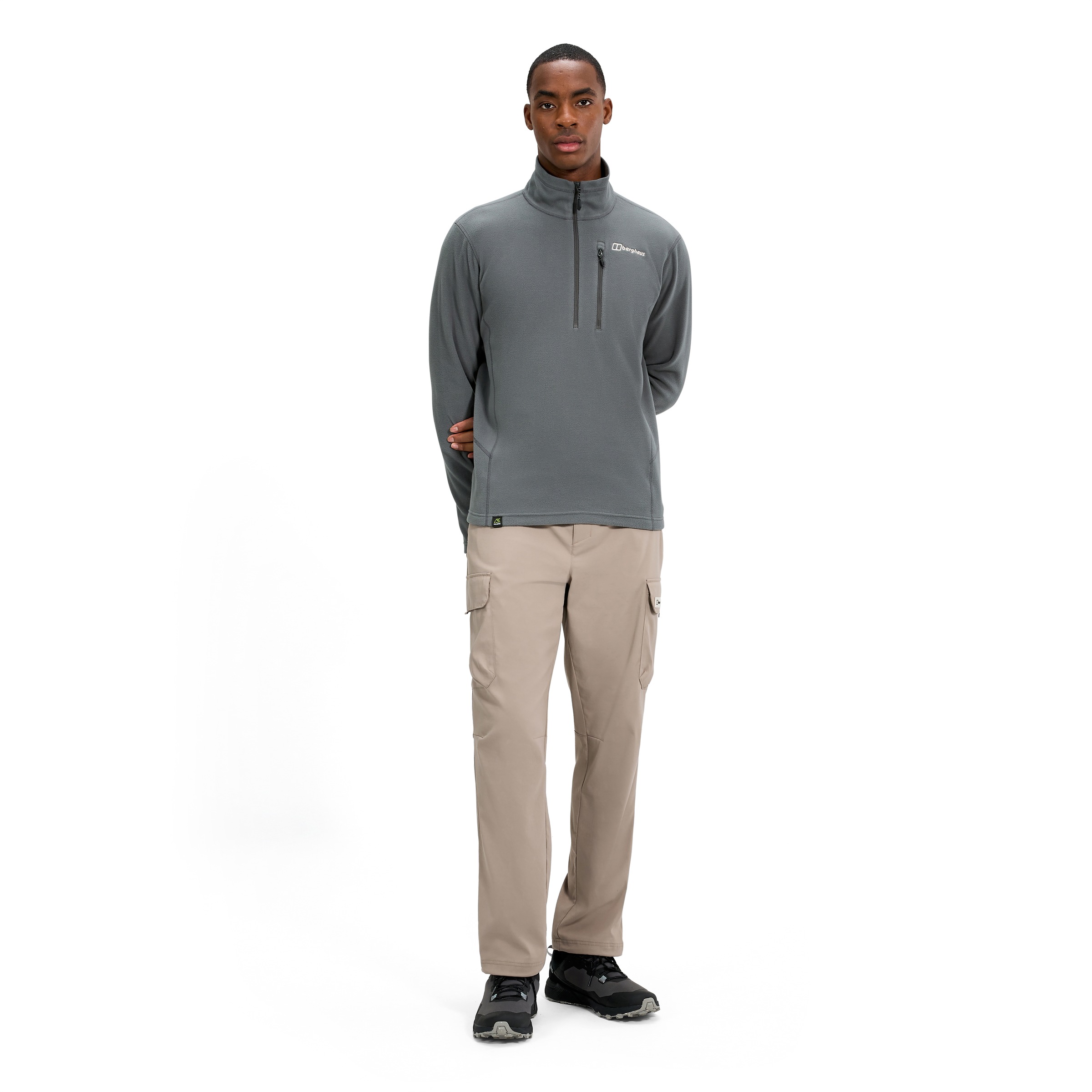 Berghaus Strickfleece-Pullover aus Polyester, mit Half-Zip, aus Polartec® Classic Microfleece