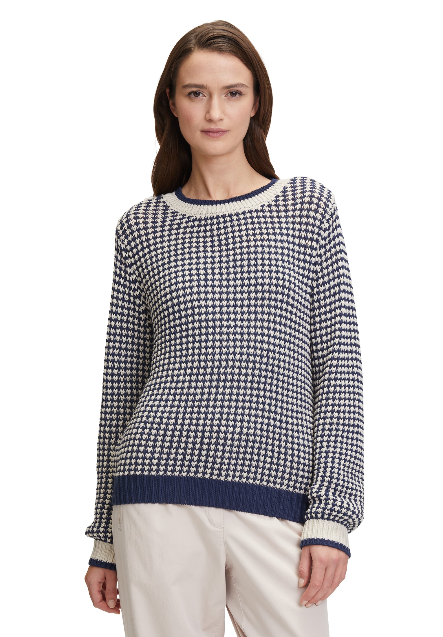 Betty&Co Strickpullover »Strickpullover mit Rippbündchen«