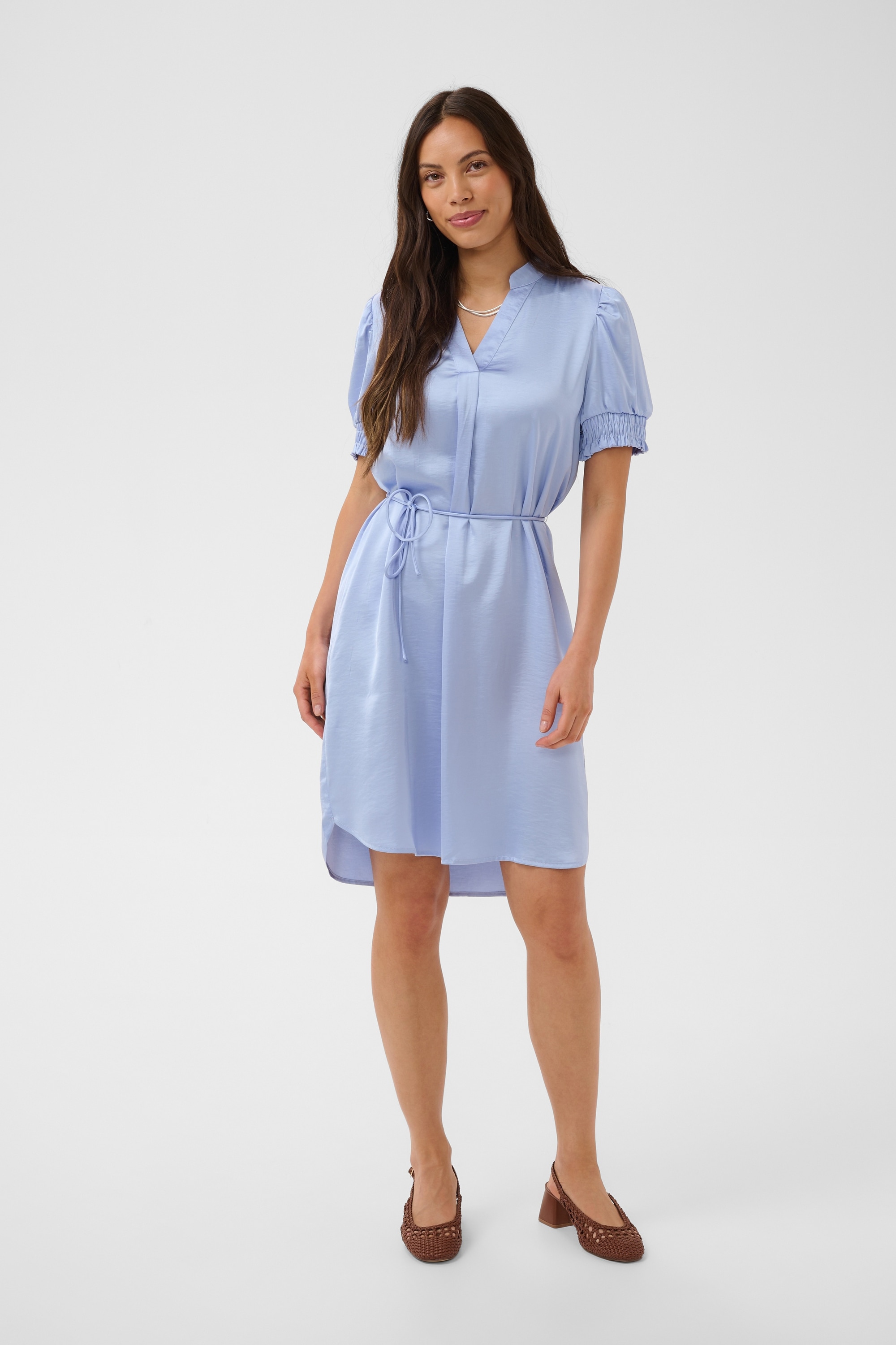 Saint Tropez Midikleid »Damen Kleid PananSZ«