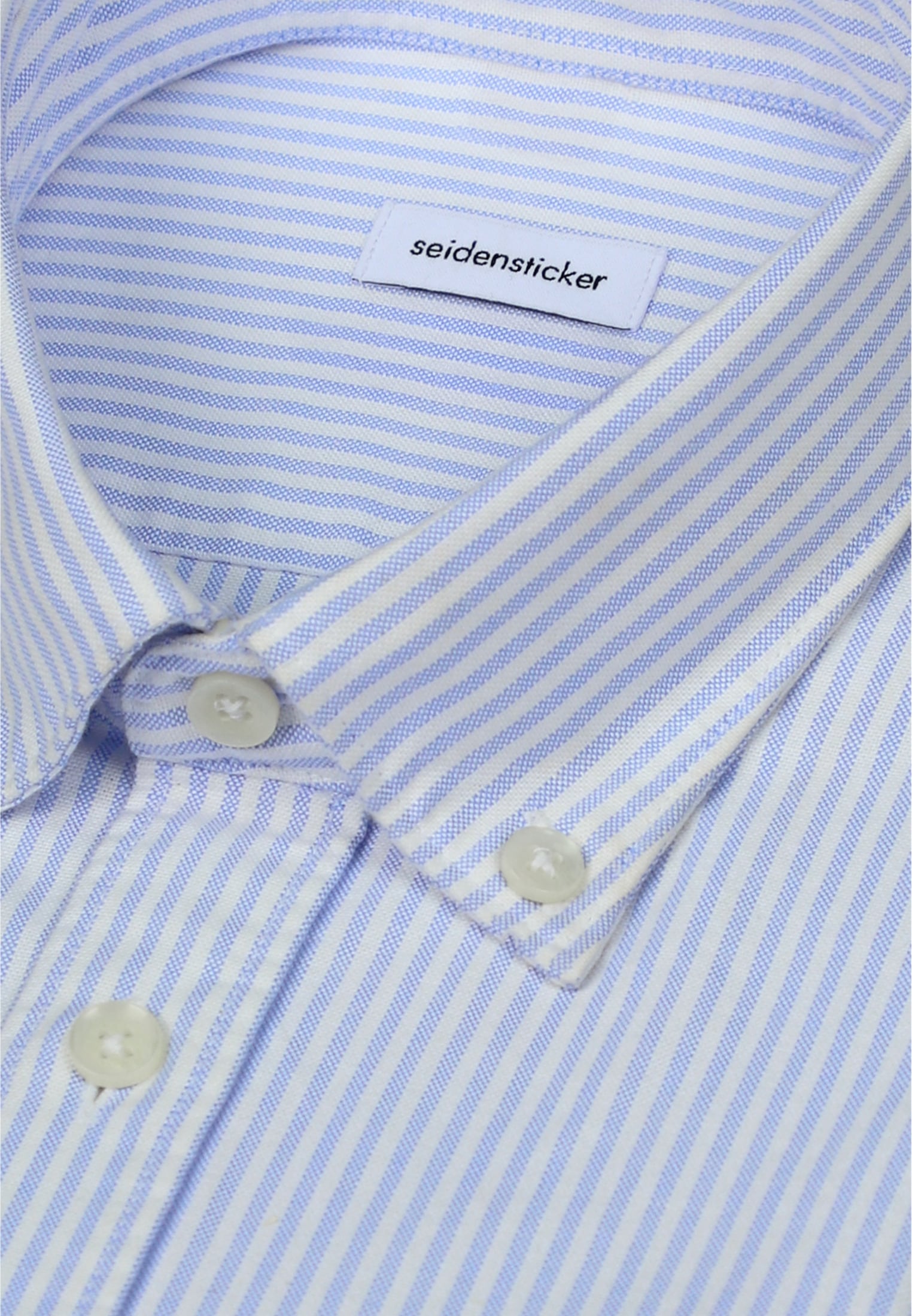 seidensticker Businesshemd Regular 1/1 Button-Down-Kragen Gestreift