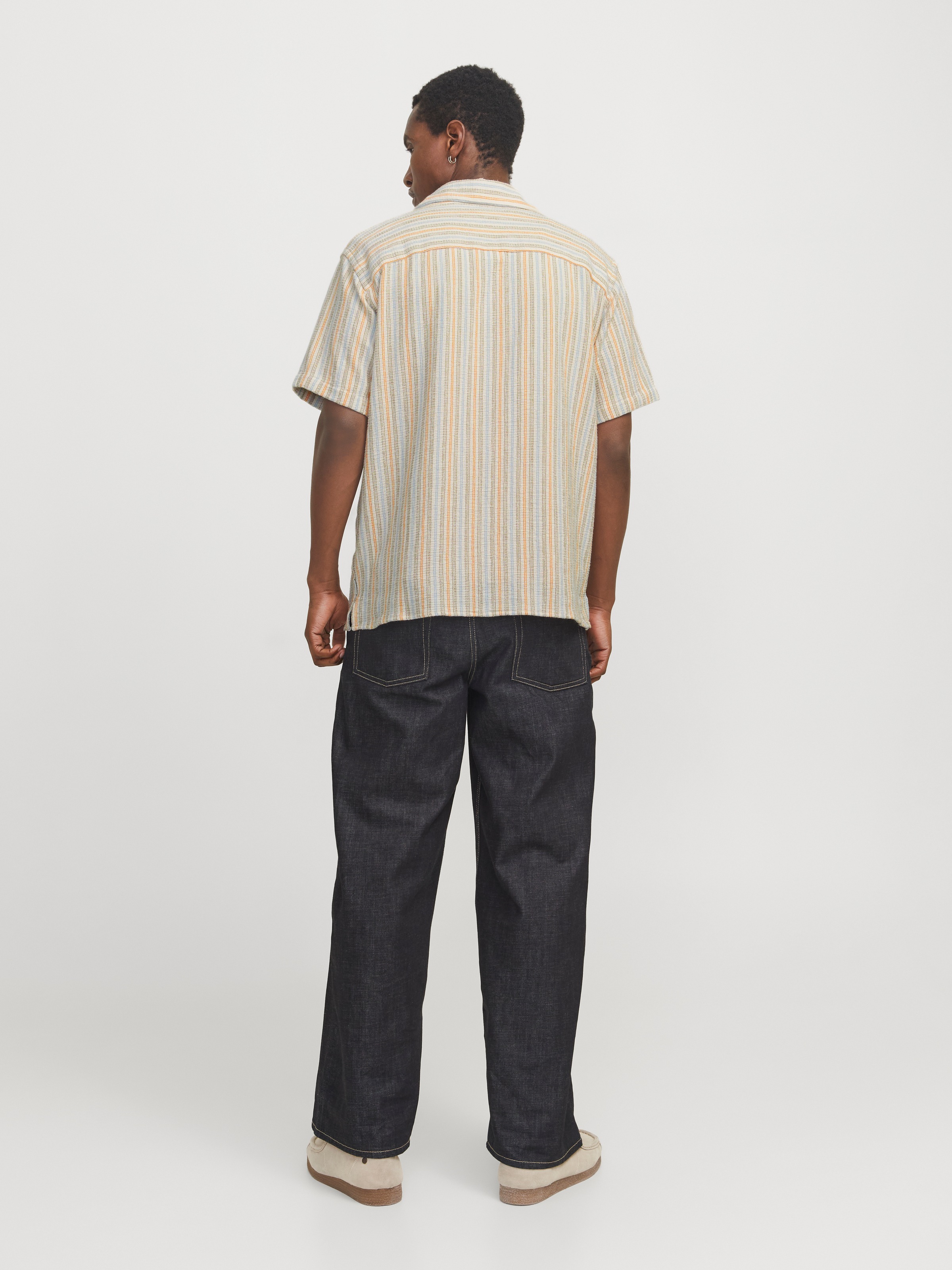 Jack & Jones Kurzarmhemd »JORCOBA STRIPE RESORT SHIRT SS SN«