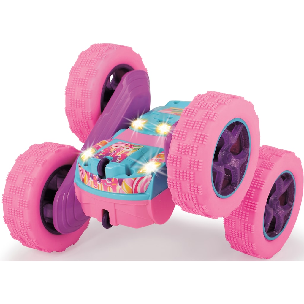 Dickie Toys RC-Monstertruck »Pink Flippy; 2,4 GHz«, mit Licht, Rotations- und Flip-Funktion