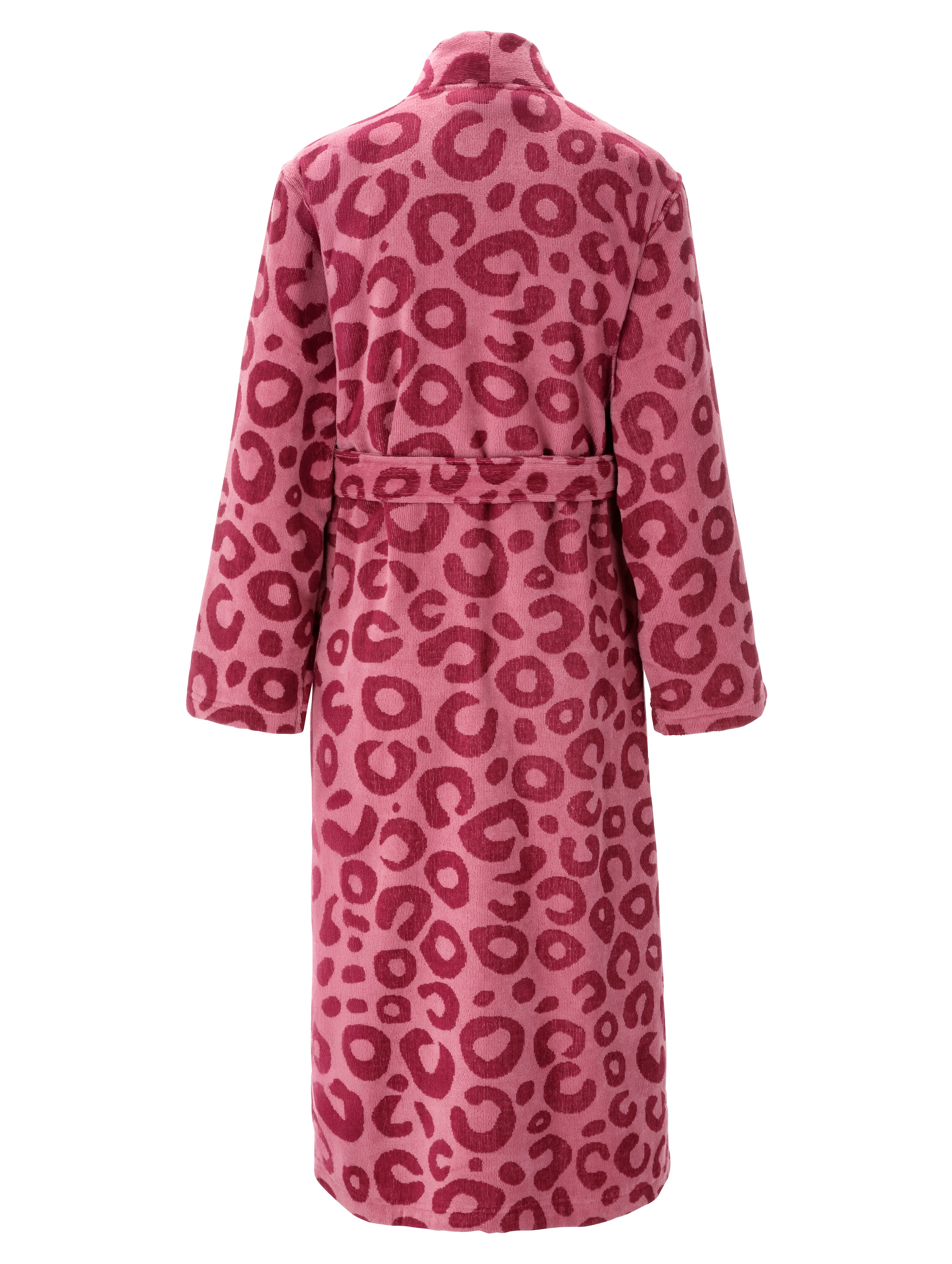 OTTO home Unisex-Bademantel »Anna Leo, ideal für Sauna & Spa, Hotelbademantel, Morgenmantel« 1 Stk. für Damen & Herren, mit Taschen, S-3XL, trendiger Animal Print