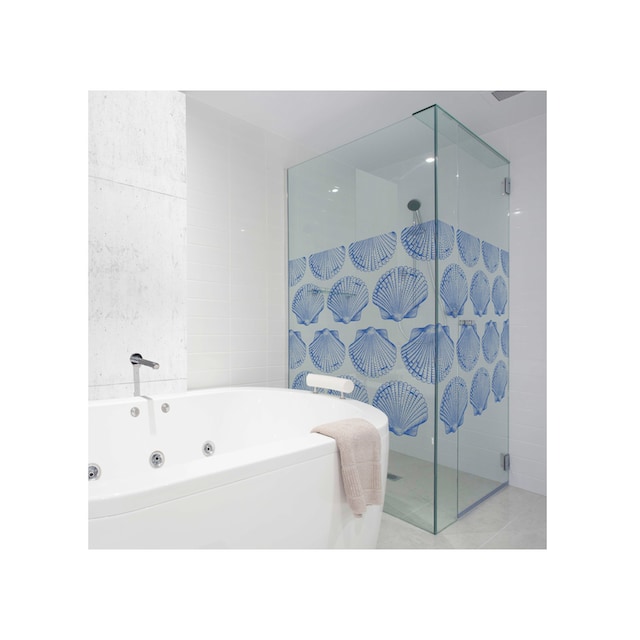 MySpotti Fensterfolie »Look Shells blue«, halbtransparent, glattstatisch  haftend, 90 x 100 cm, statisch haftend kaufen bei OTTO