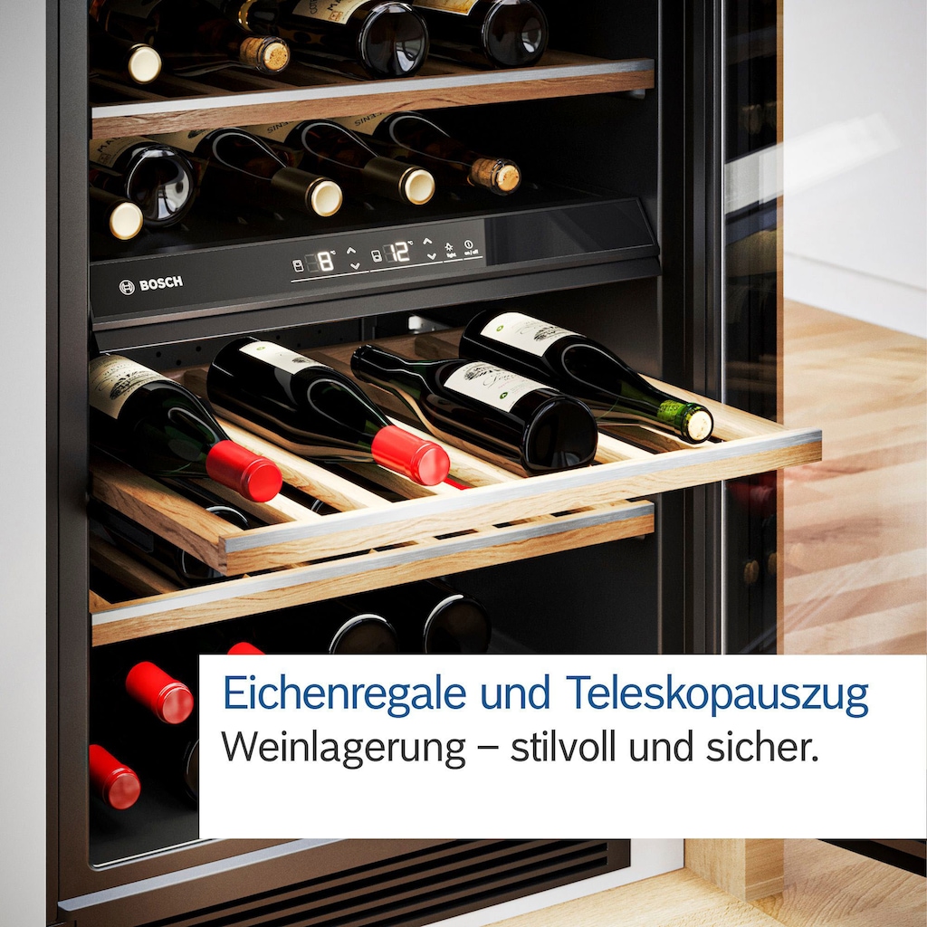 BOSCH Weinkühlschrank »KUW21AHG0«, für 44 Standardflaschen á 075l
