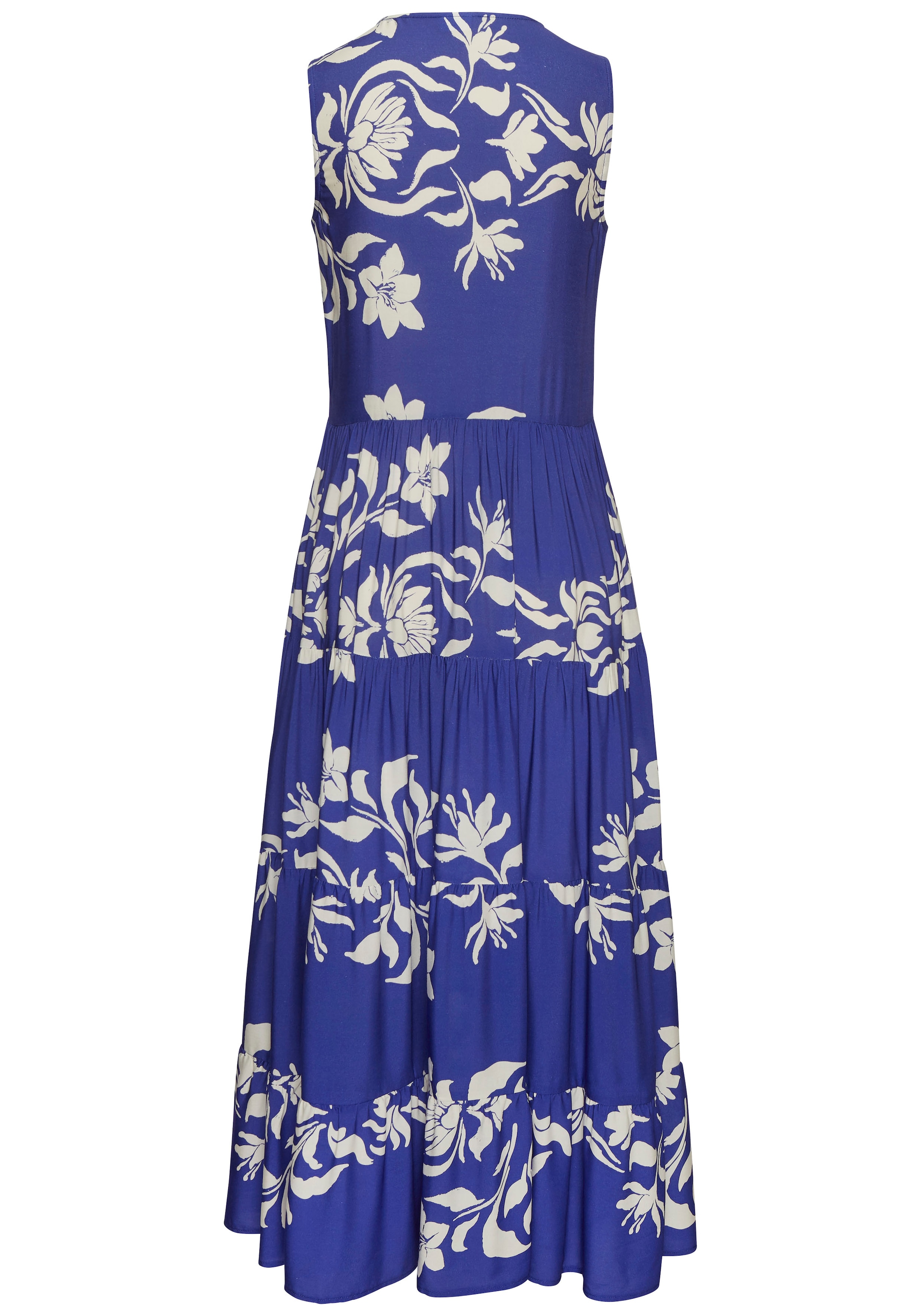 LASCANA Druckkleid, mit Volants