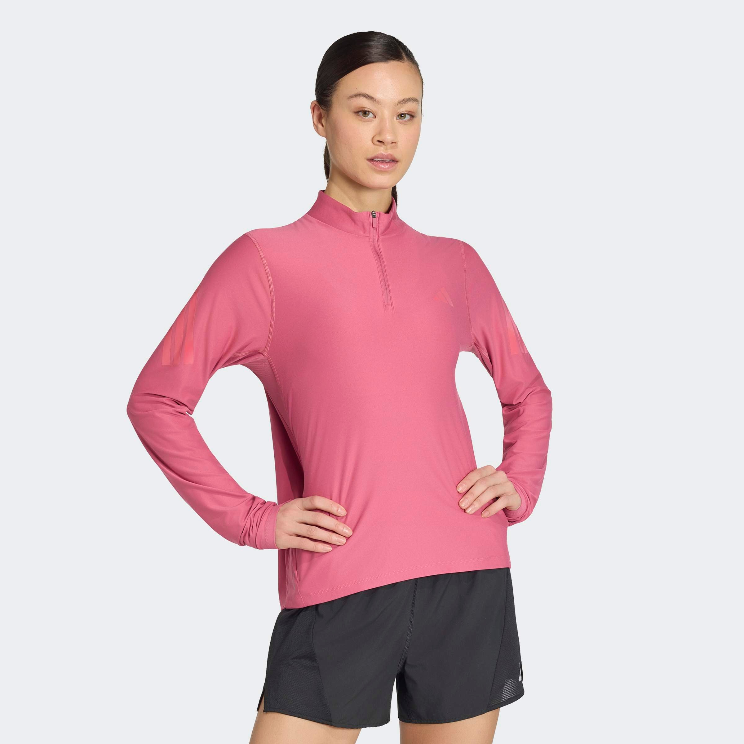 adidas Performance Laufshirt »ADI365 ICONIC RUNNING MIT REISSVERSCHLUSS BIS ZUR BRUST«