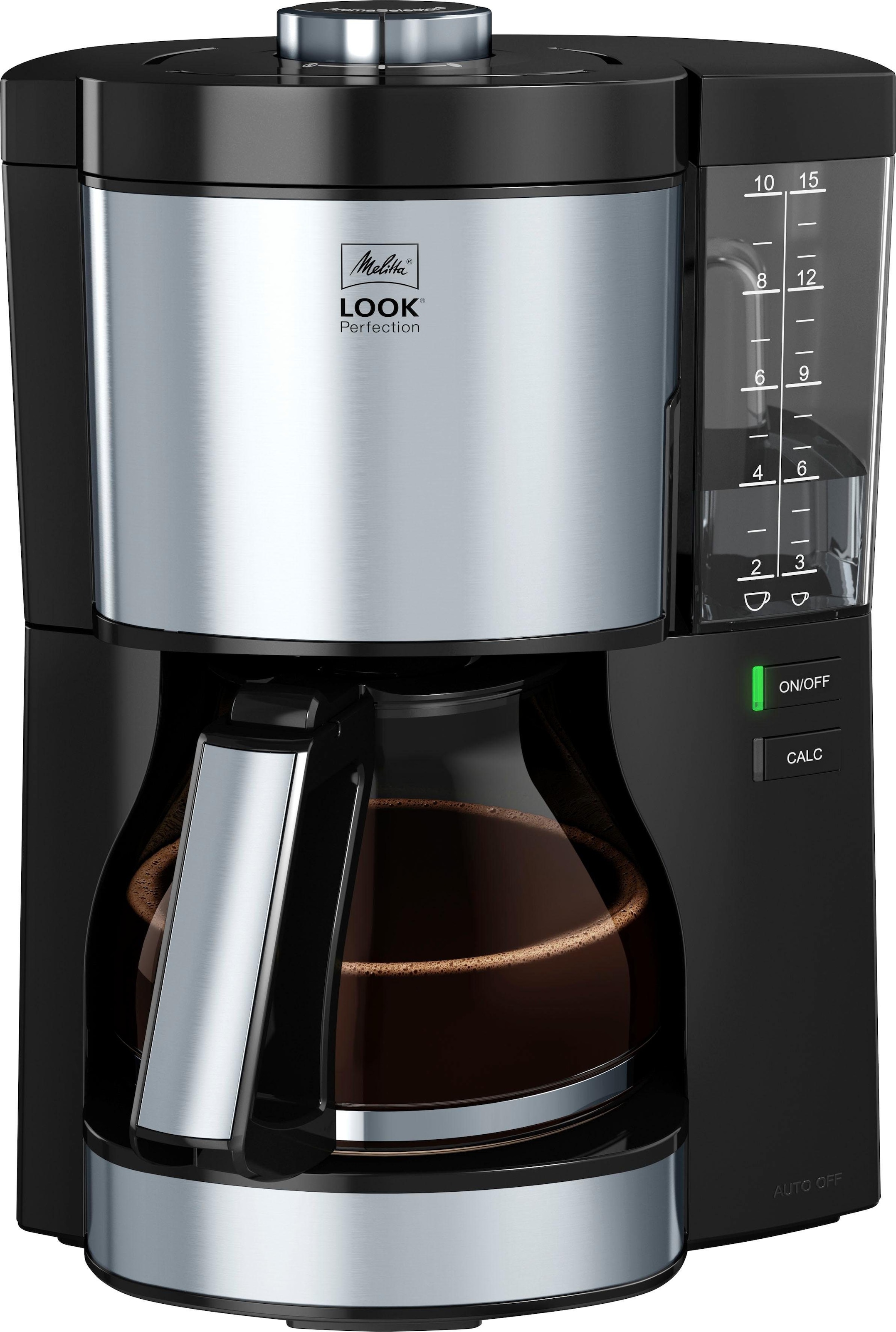 OTTO Kaffeekanne, Filterkaffeemaschine Melitta jetzt Shop im 1x4 1025-06«, 1,25 l »Look® Perfection Online Papierfilter,