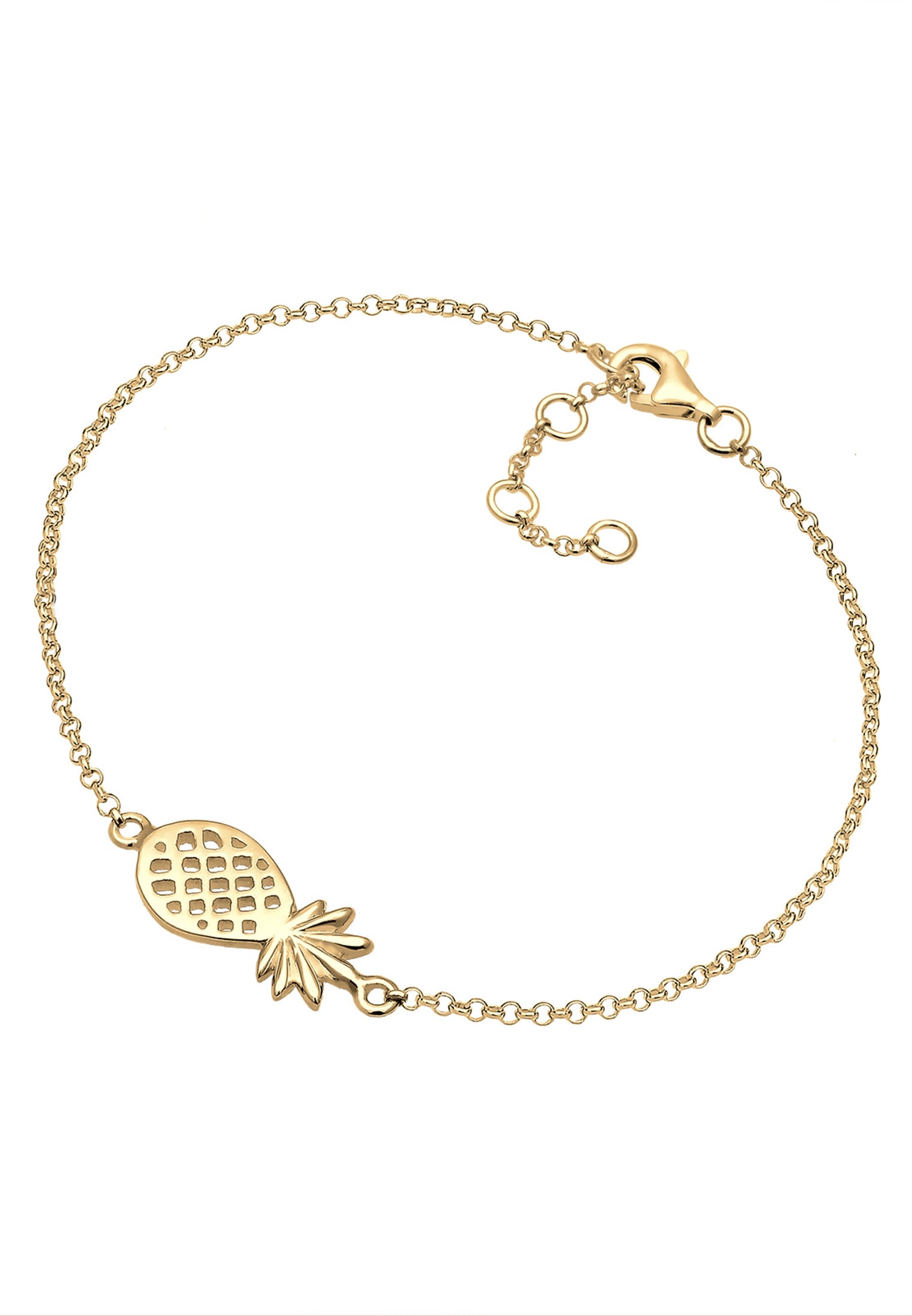Elli Armkette »Armband Ananas 925 Sterling Silber«