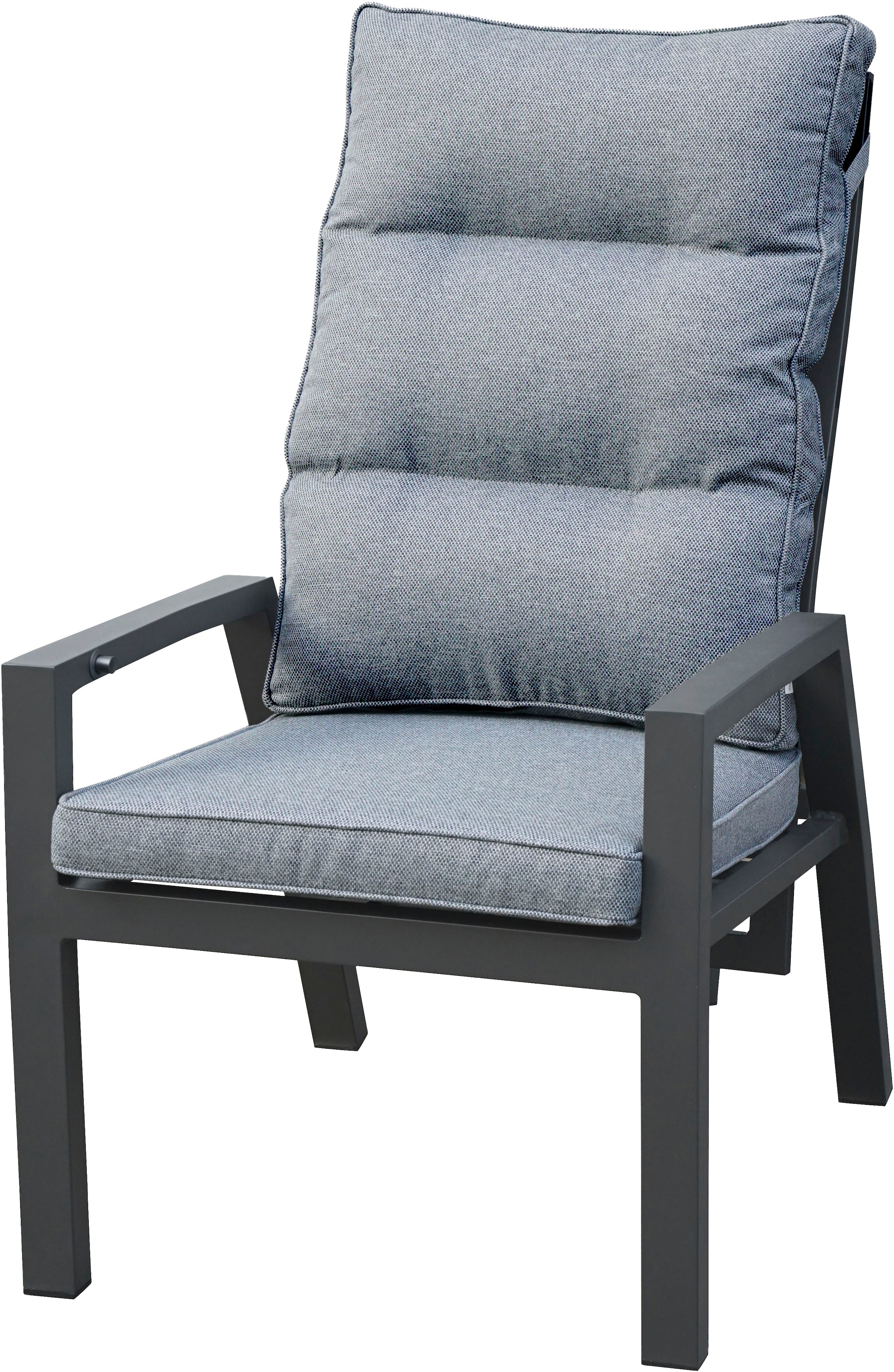 Destiny Hochlehner »GARDA«, (Set), 2 St., Polyester, Aluminium, inkl. Auflagen