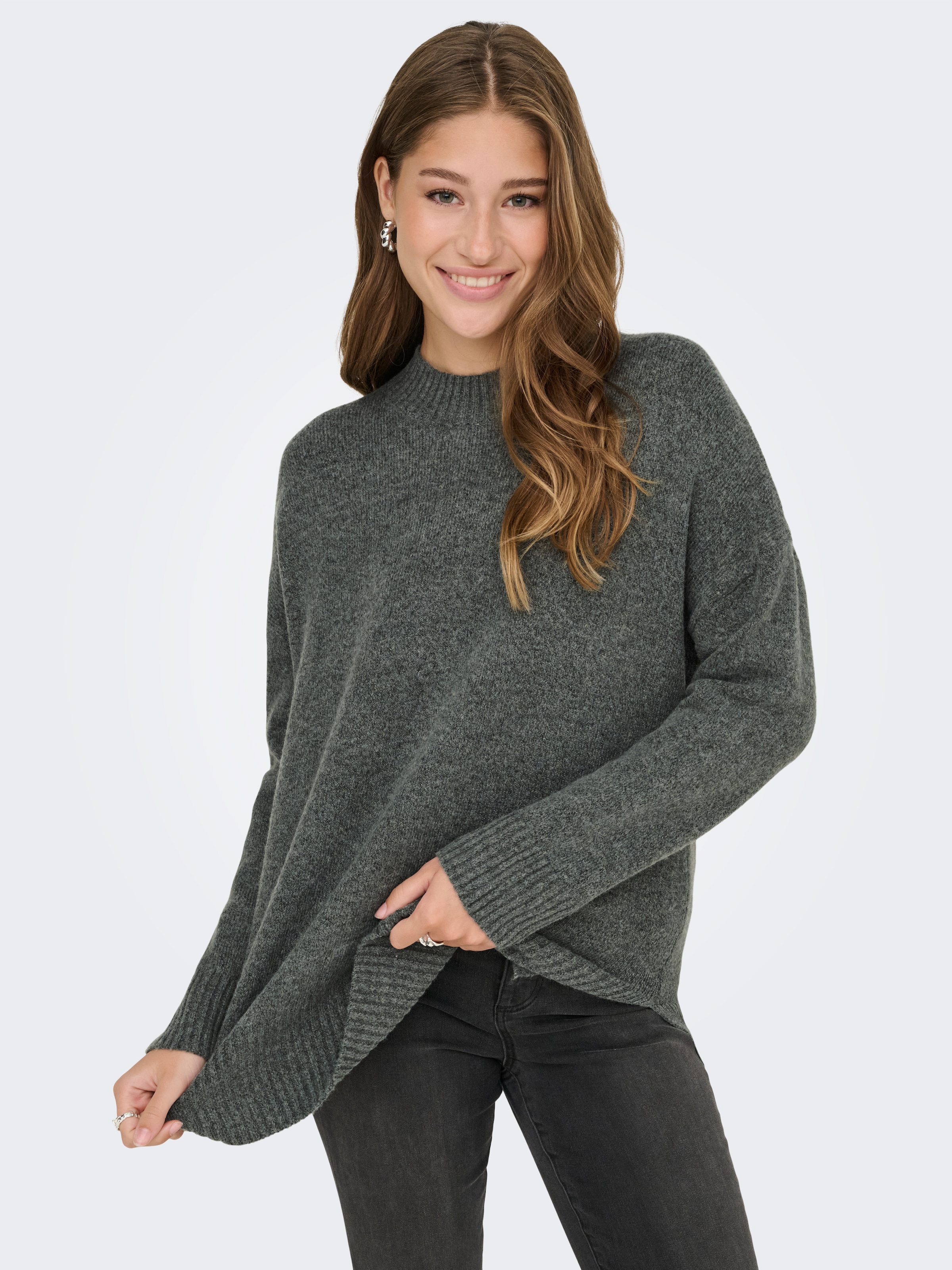 ONLY Strickpullover »ONLHAZEL LS HIGHNECK OVERS PULL KNT NOOS«