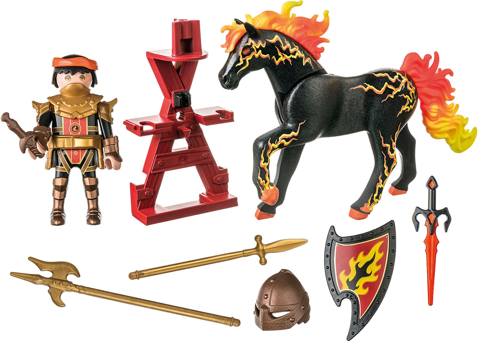 Playmobil® Konstruktions-Spielset »Burnham Raiders - Feuerritter (71213), Novelmore«, (16 St.), Made in Europe