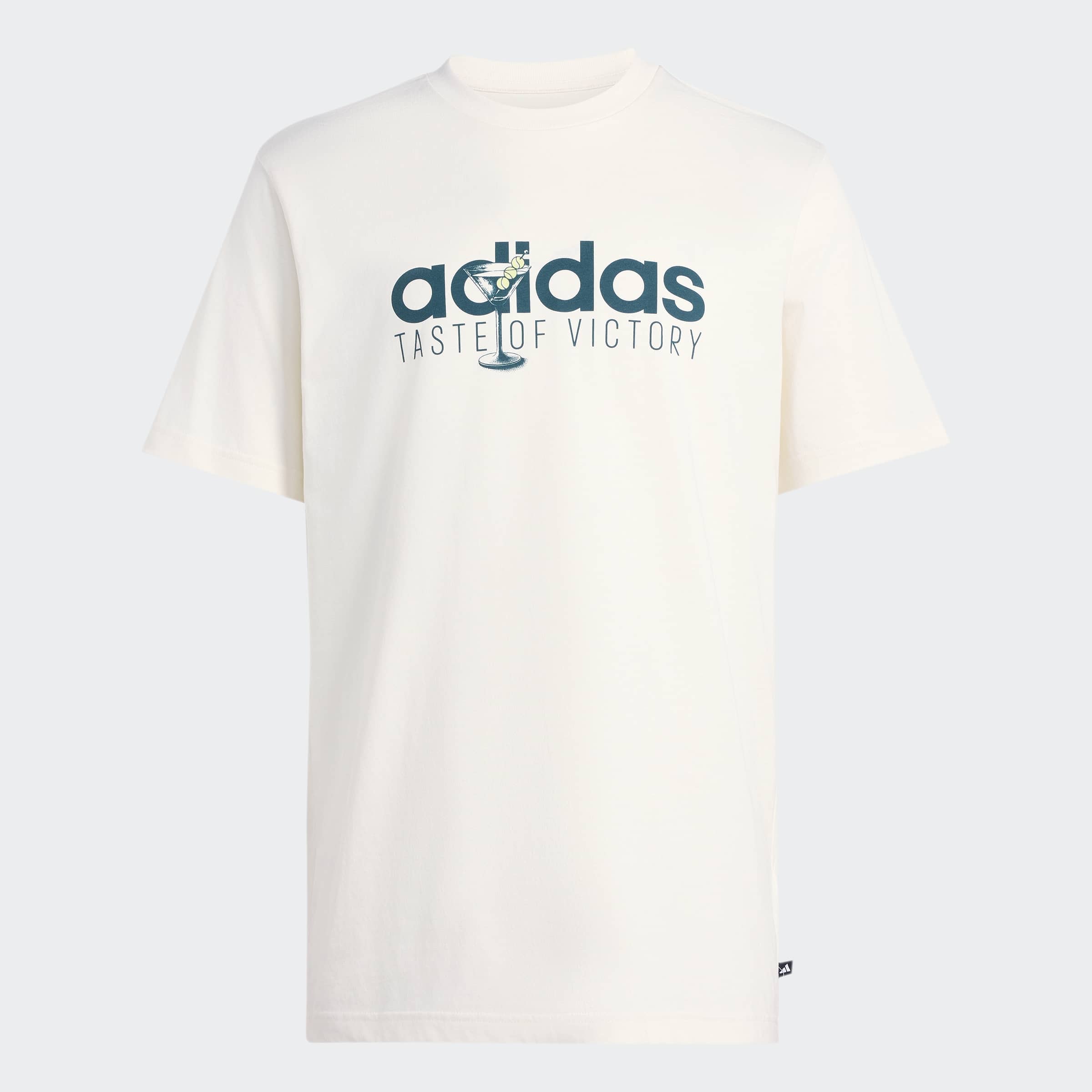 adidas Sportswear T-Shirt »TASTE OF VICTORY DRINK GRAPHIC« mit gummiertem Siebdruck, aus Baumwolle, reguläre Passform