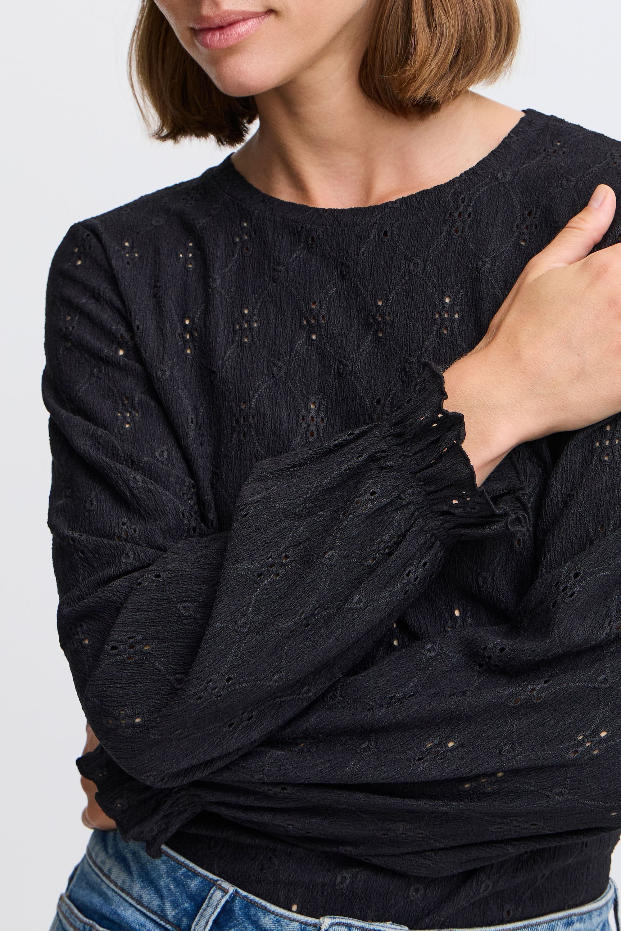 b.young Langarmbluse »Langarmbluse BYSILVA ONECK BLOUSE«