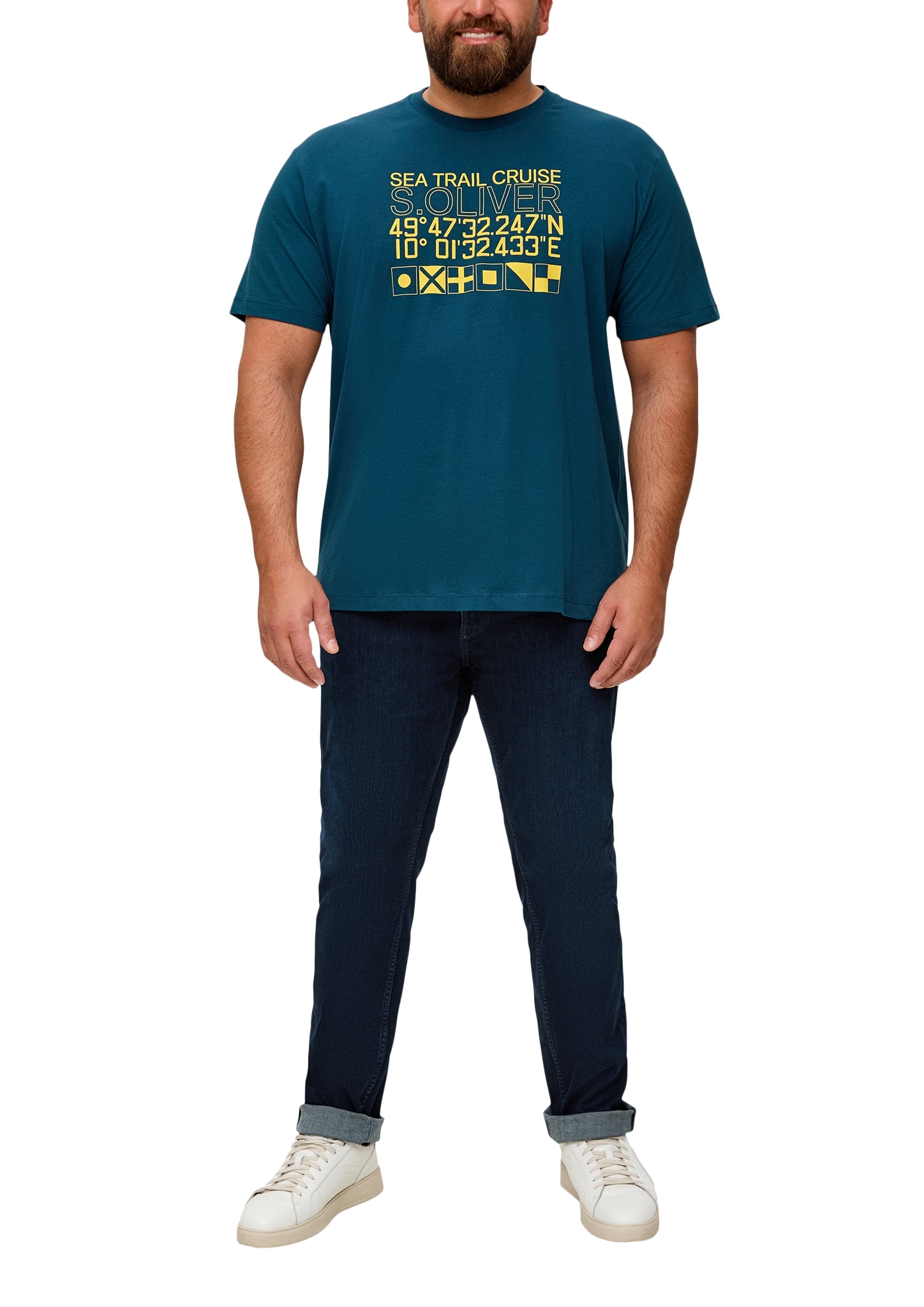 s.Oliver Men Big Sizes 5-Pocket-Jeans mit Stretch, Große Größen