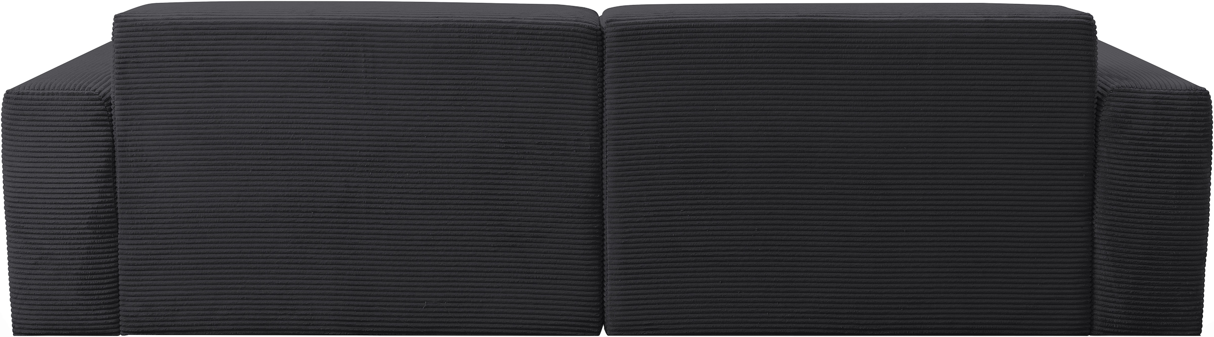 WERK2 Sofa »Zeus 256 cm breit 3-Sitzer, Big-Sofa« Curvy Trend 3-Sitzer mit urbaner Optik
