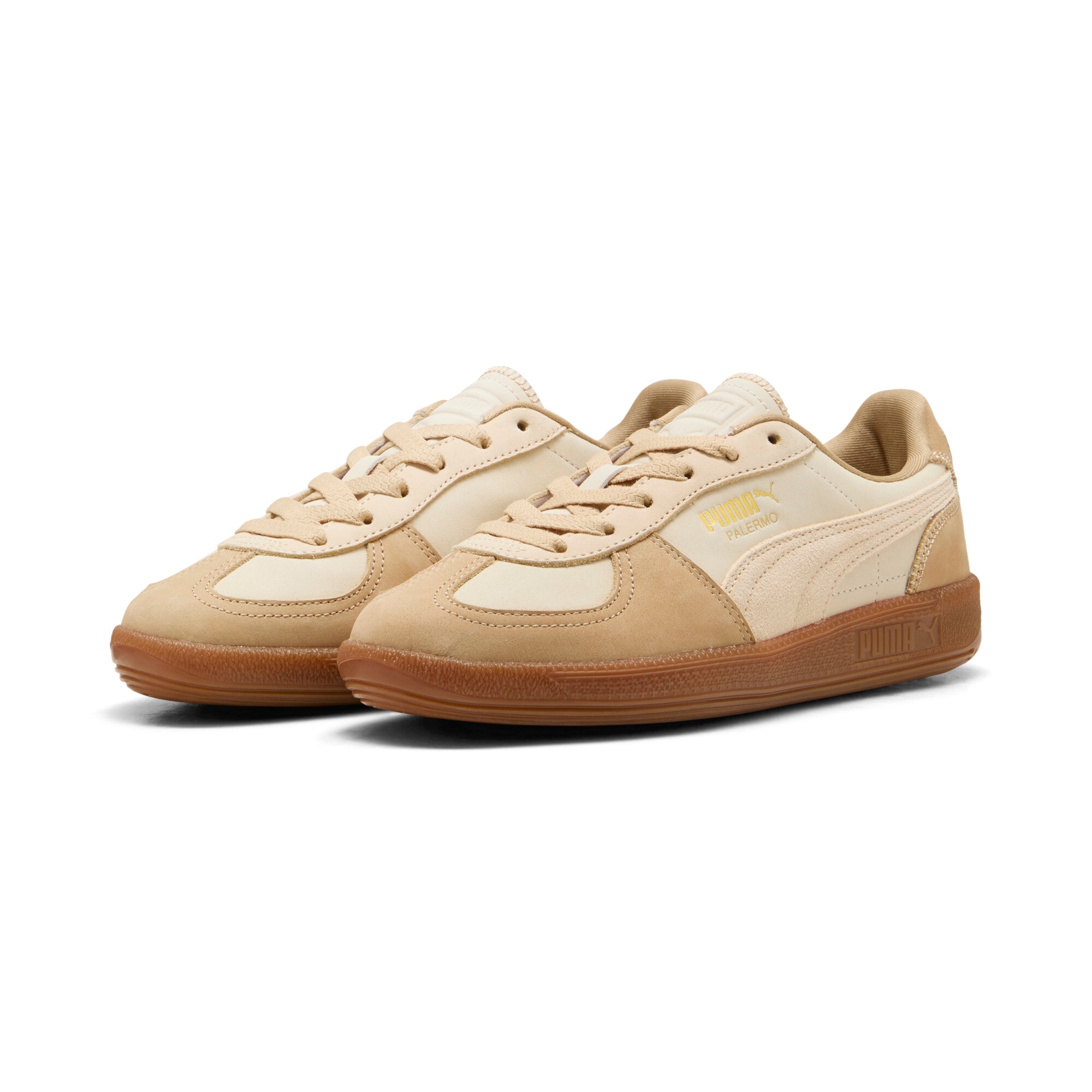 PUMA Sneaker »PALERMO LUX WNS«  mit Plateausohle, aus Leder, mit Gummilaufsohle, mit Schnürung