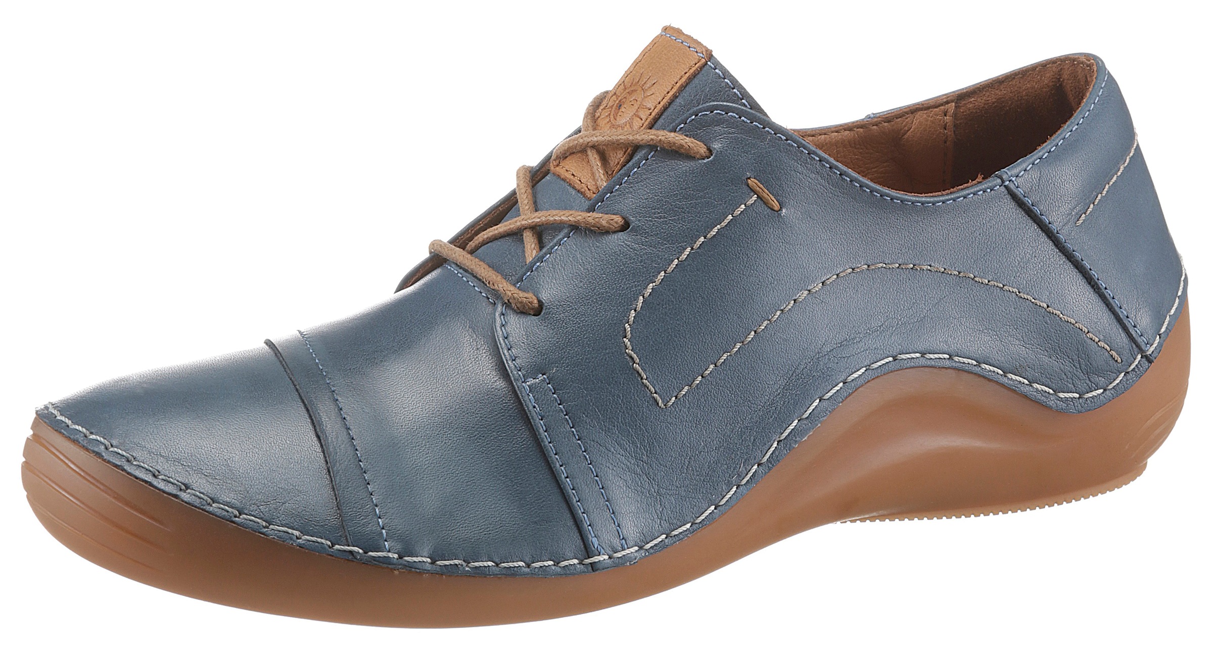 COSMOS Comfort Schnürschuh, mit angenähter Sohle
