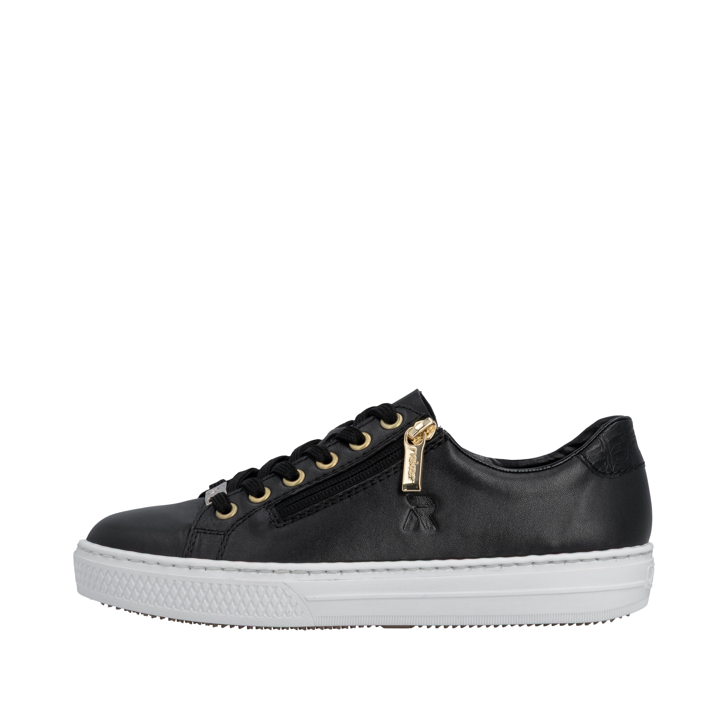 Rieker Sneaker  mit Memosoft-Innensohle, Freizeitschuh, Halbschuh, Schnürschuh