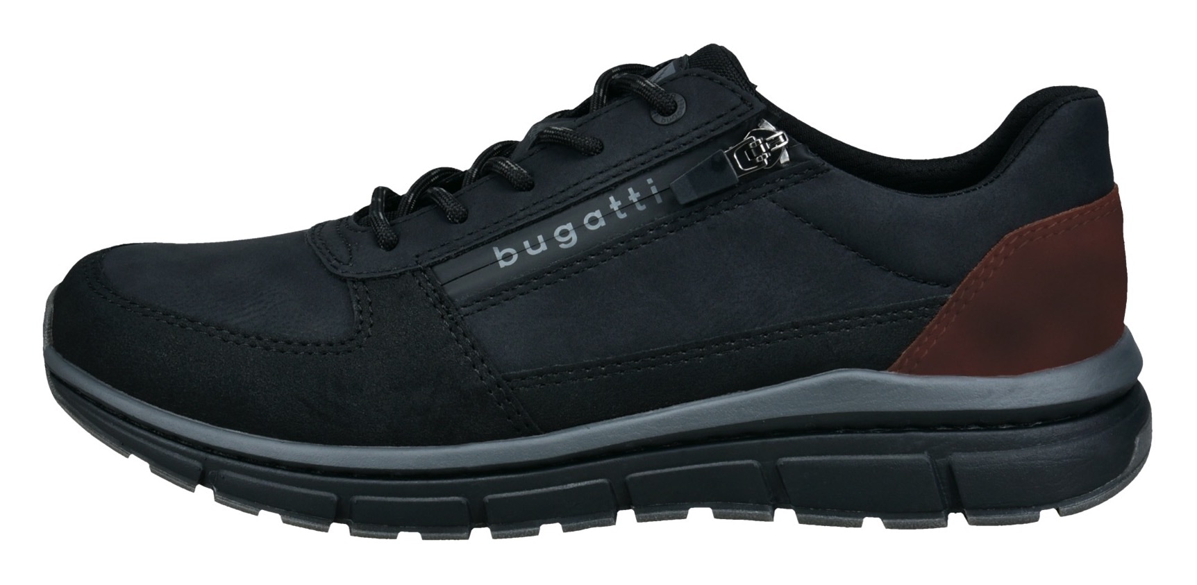 bugatti Sneaker  Schnürschuh, Halbschuh, Freizeitschuh mit Profilsohle