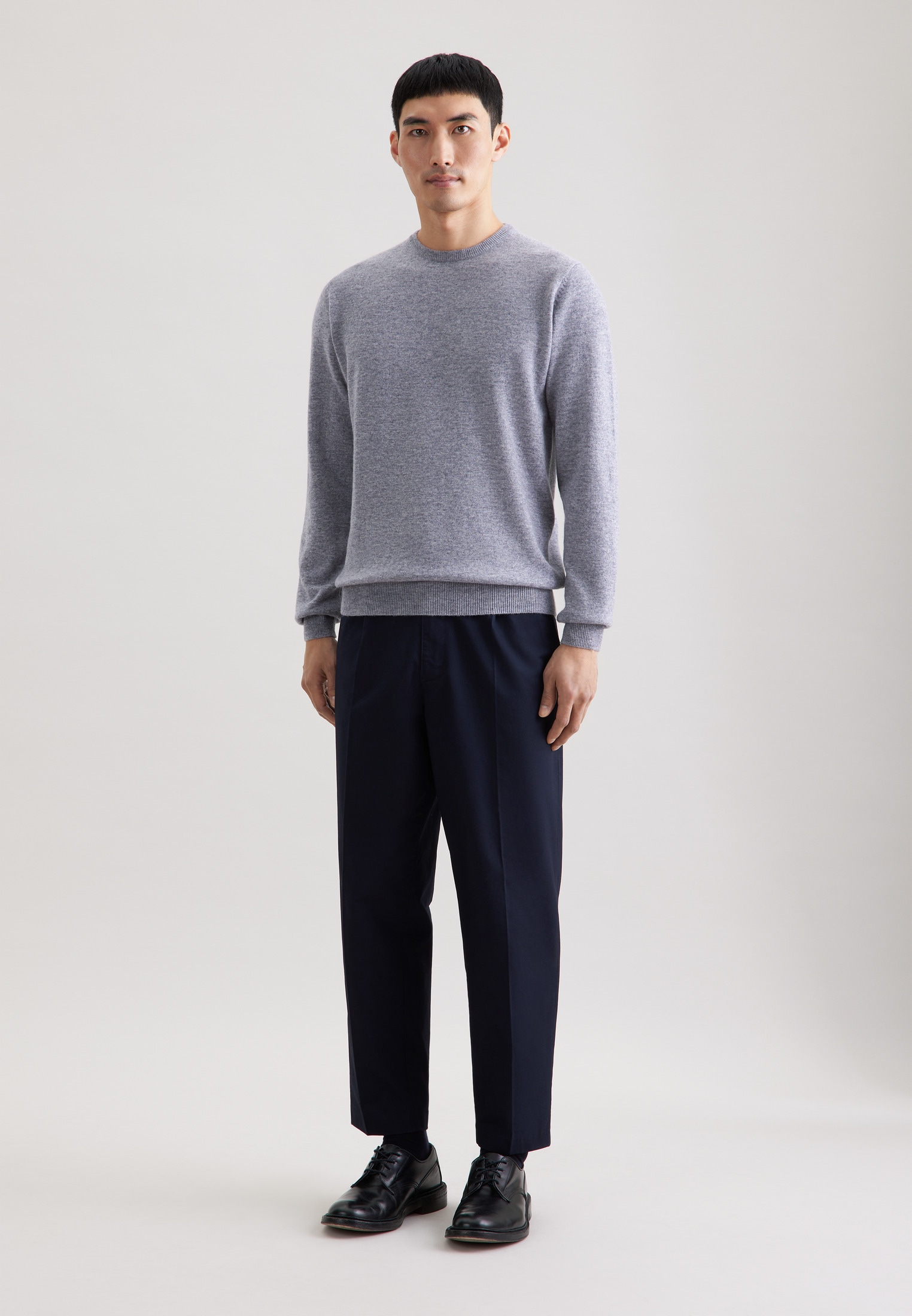 seidensticker Strickpullover »Schwarze Rose« 1/1 Rundhals Uni