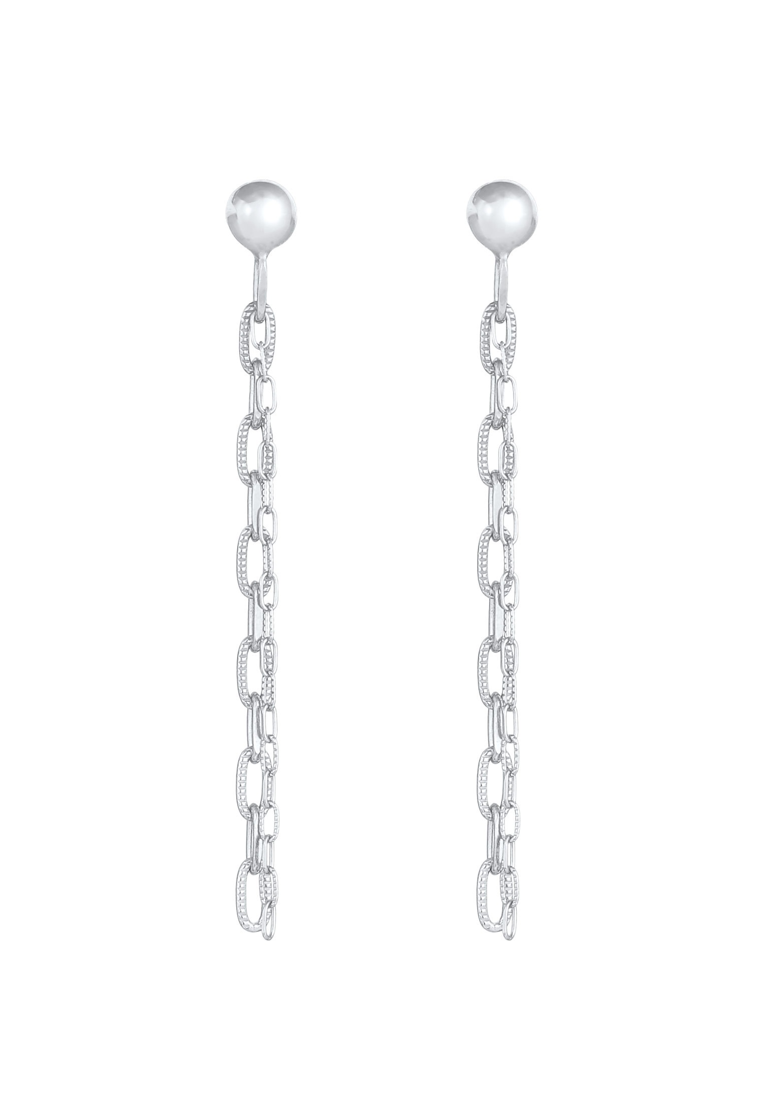 Elli Paar Ohrstecker »Ohrringe Ohrstecker Hänger Gliederkette Trend 925 Silber«