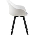 andas Stuhl »Tanja«, (Set), 2 St., Webstoff, mit einem schönen weichen Sitzkissenpolster, Sitzhöhe 50 cm