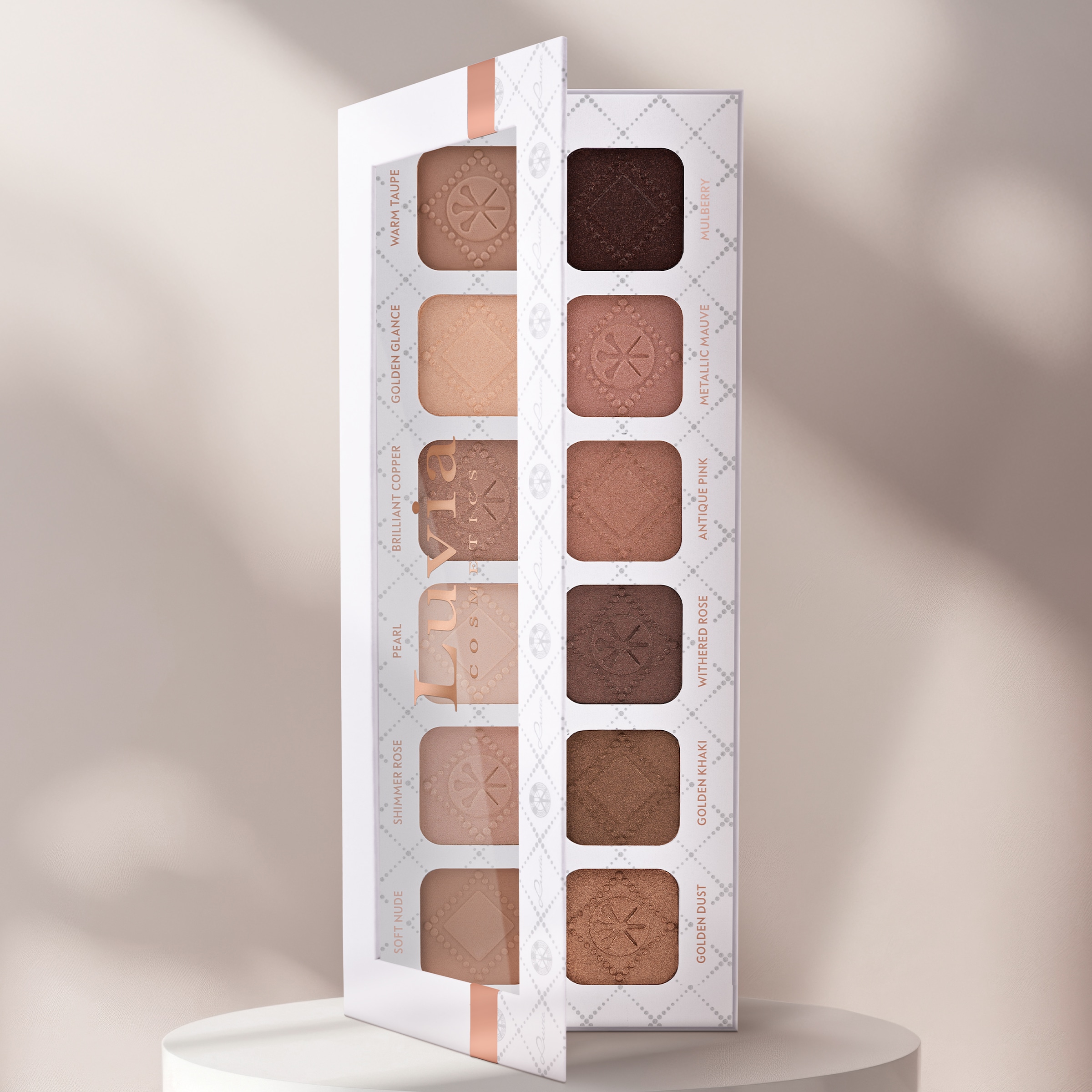 Luvia Cosmetics Lidschatten-Palette »Endless Nude Shades Vol.1«, Vegane Lidschatten-Palette