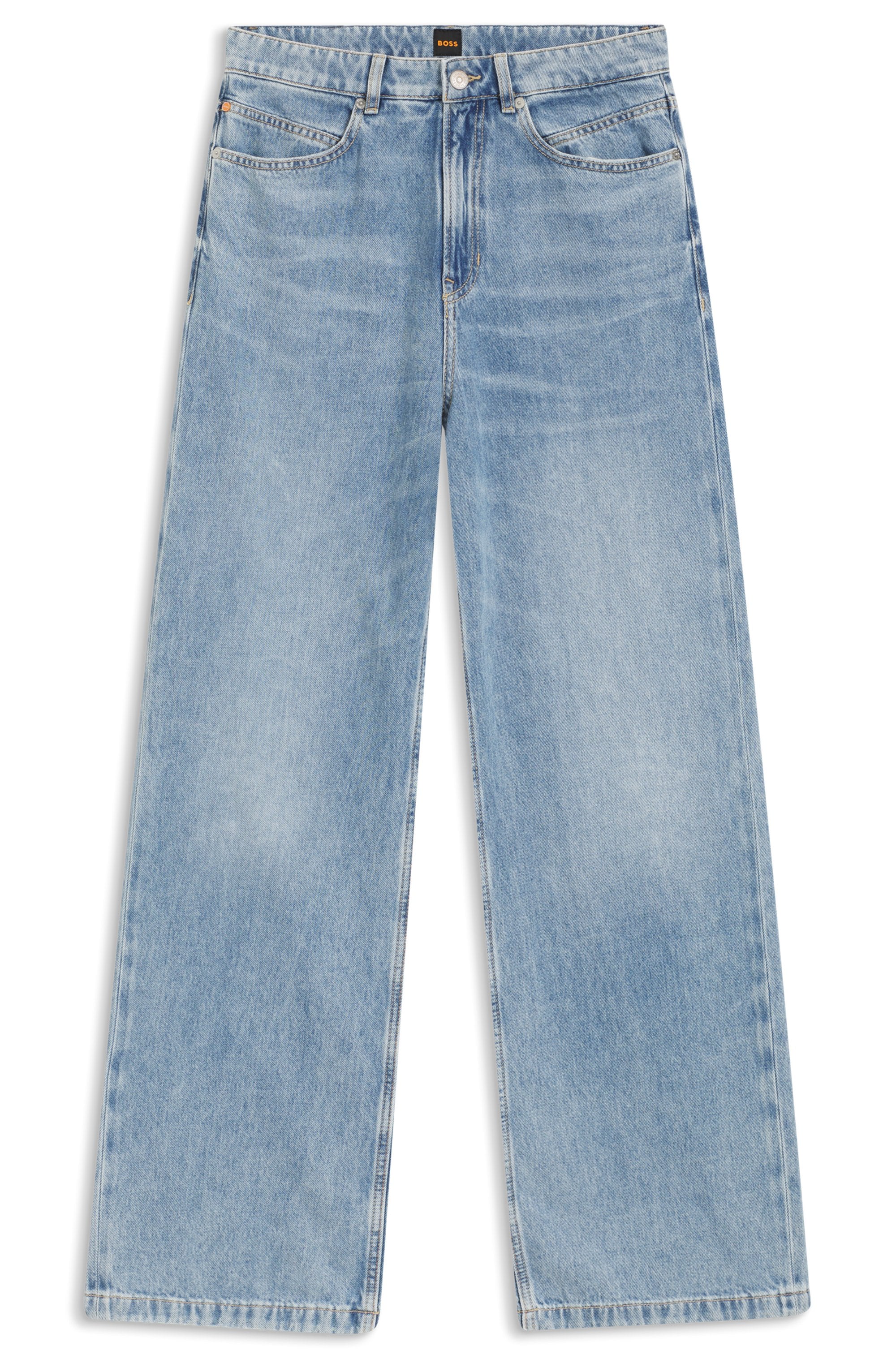 BOSS ORANGE Straight-Jeans »MARLENE HR 11.0 Premium Damenmode« High Rise, Wide Leg