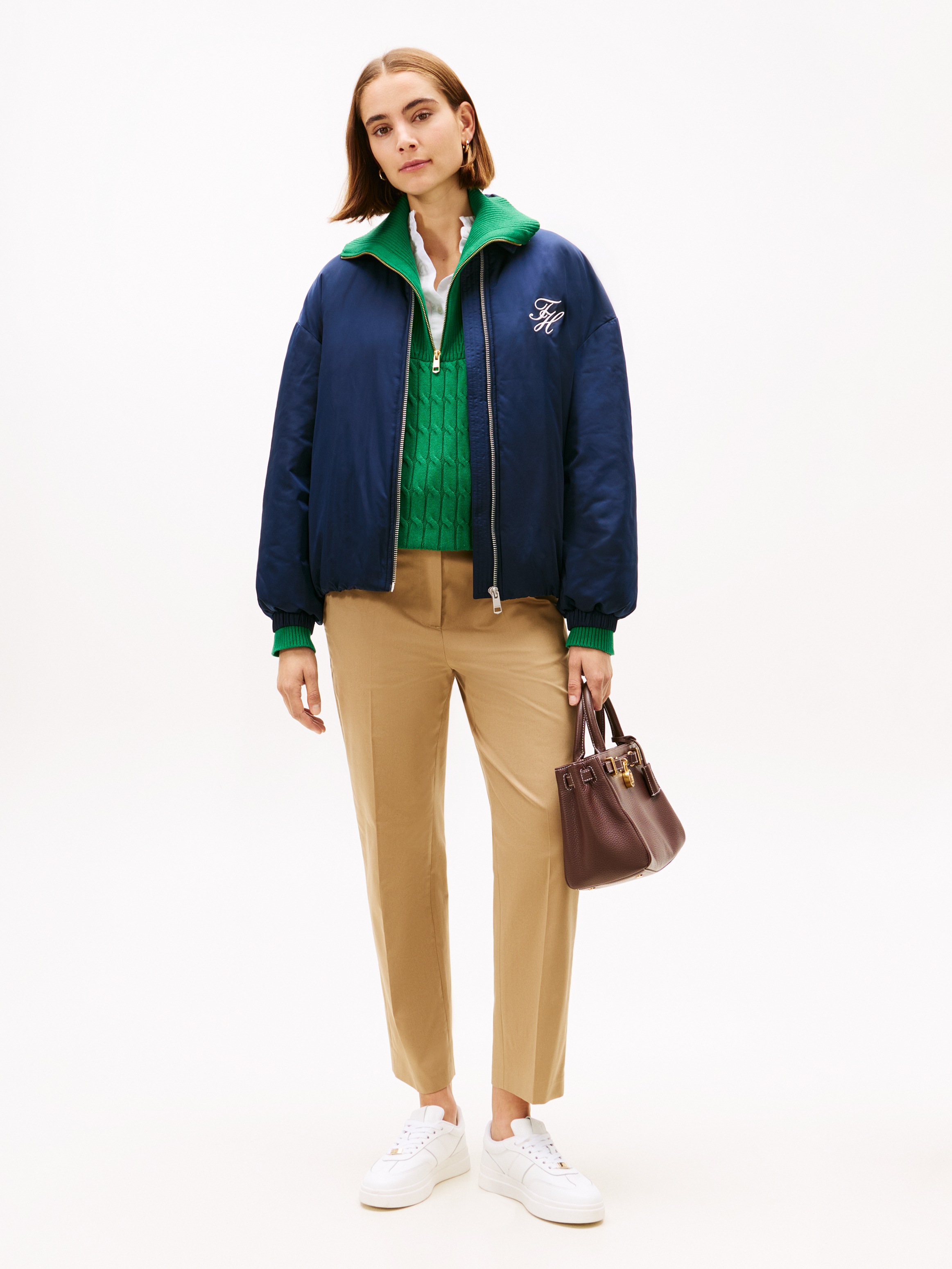 Tommy Hilfiger Chinohose  mit Bügelfalten