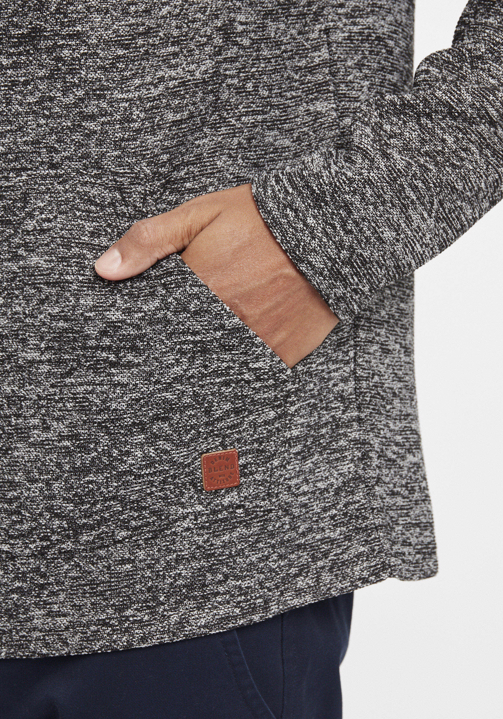 Blend Fleecejacke »Fleecejacke BHPinheiro«, mit Kapuze