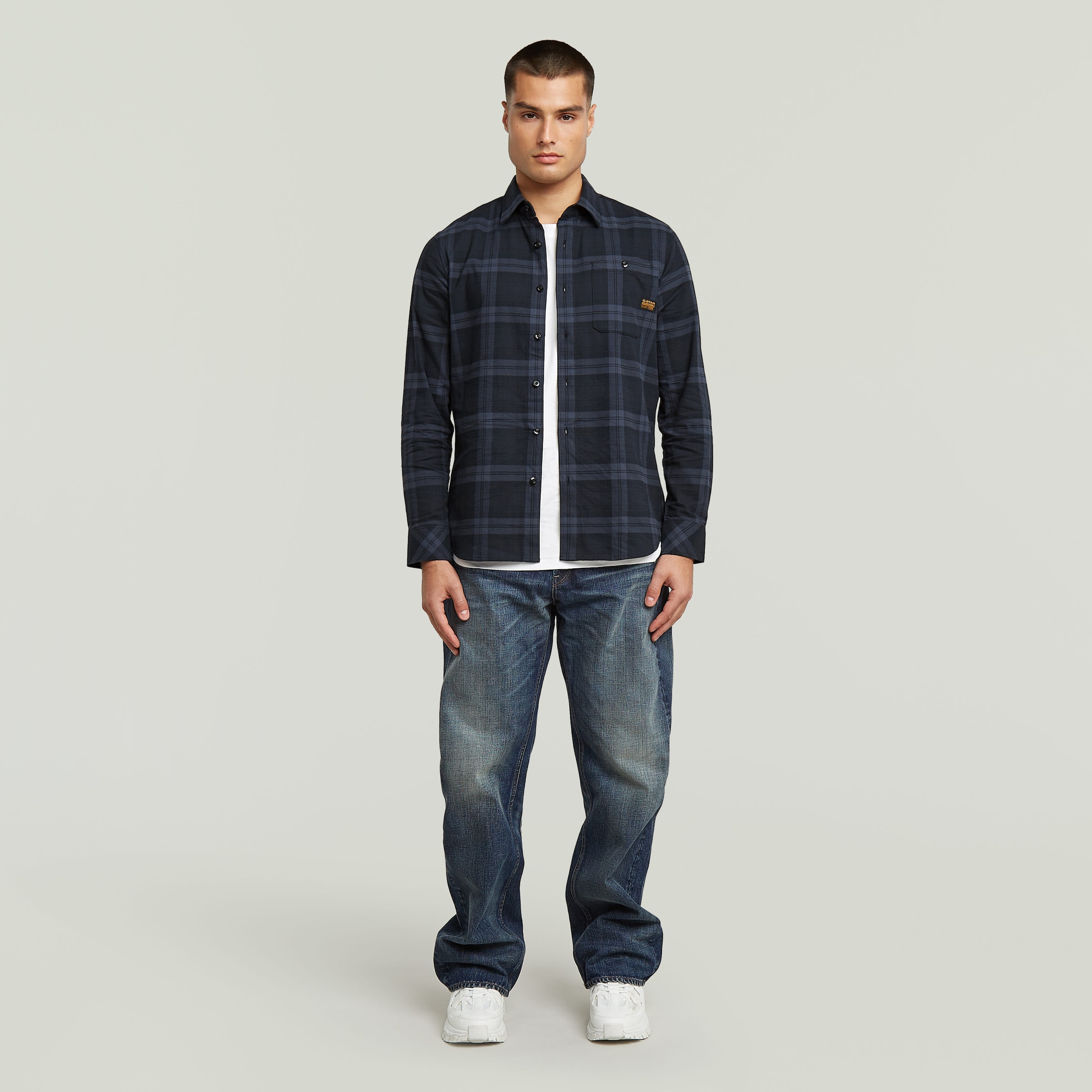 G-STAR Langarmhemd »Bristum 2.0 Slim Shirt«, Slim Fit, in regulärer Länge