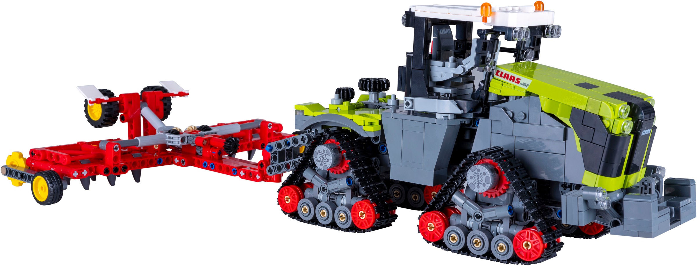 Jamara Konstruktions-Spielset »CaDA, Claas Xerion 5000 Trac TS 1:32 Bricks«, (1336 St.)