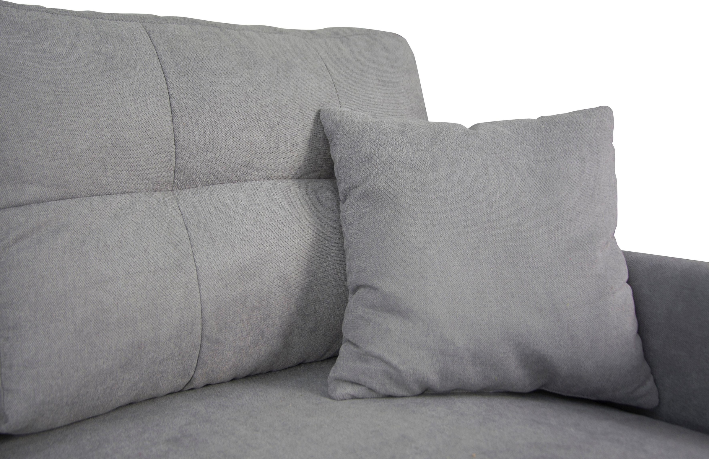 Home affaire Ecksofa »TRIPLO optionale Schlafsofa mit Bettkasten, Maße B/T/H: 234/164/89 cm« L-Form wahlweise mit Bettfunktion - Liegefläche 132x210 cm