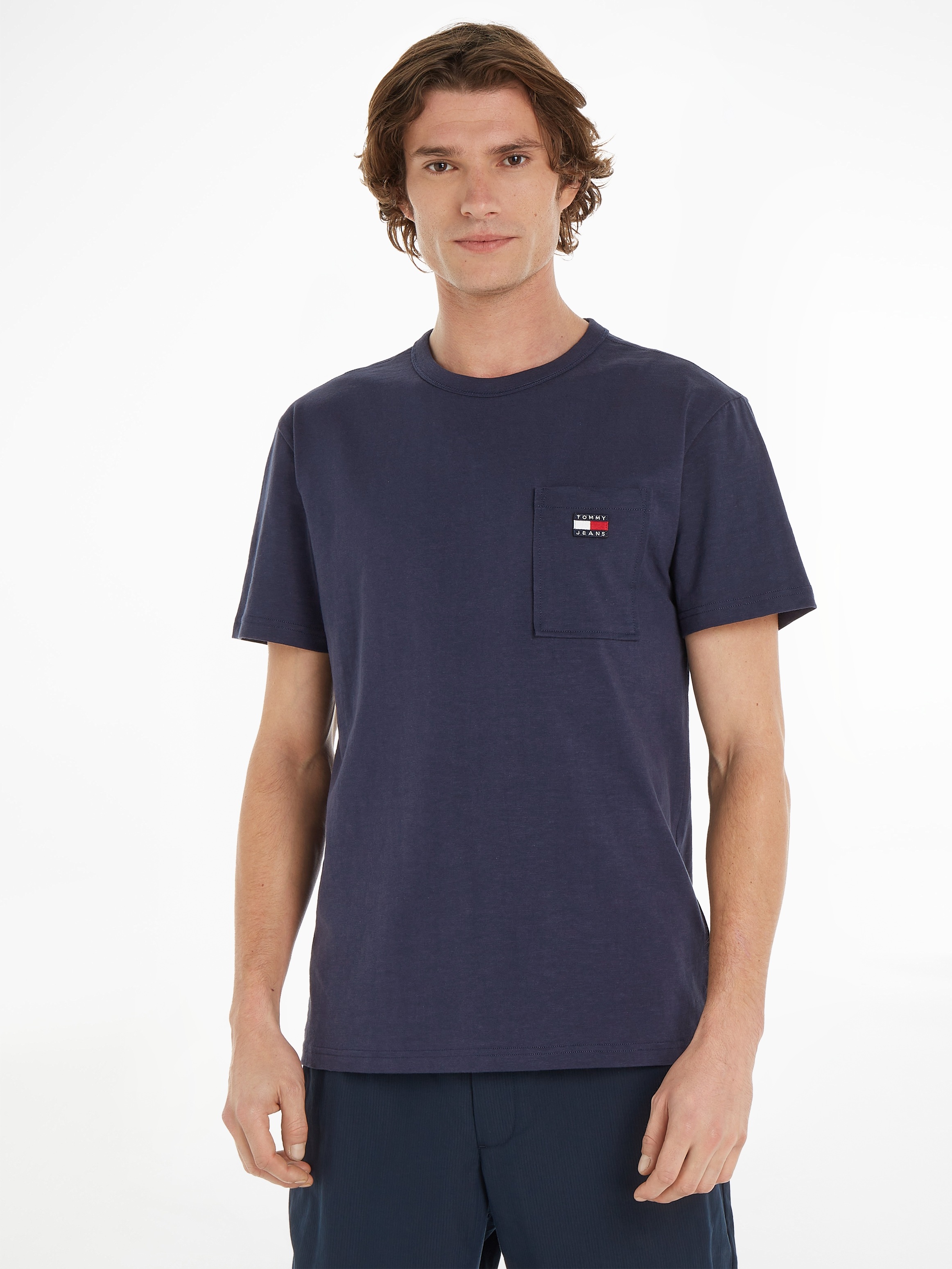 Tommy Jeans T-Shirt »TJM CLSC bei TEE« POCKET online OTTO shoppen BADGE