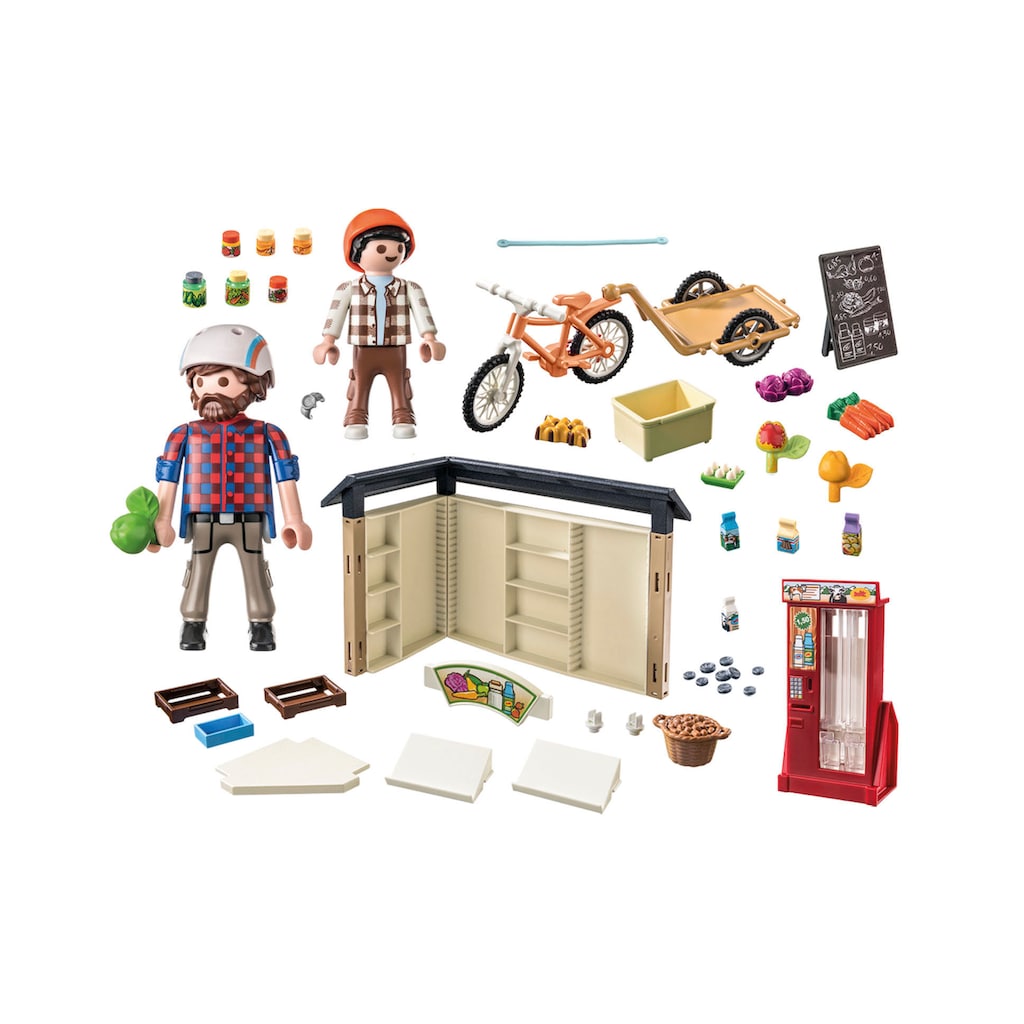 Playmobil® Konstruktions-Spielset »24-Stunden-Hofladen (71250), Country«, teilweise aus recyceltem Material; Made in Germany