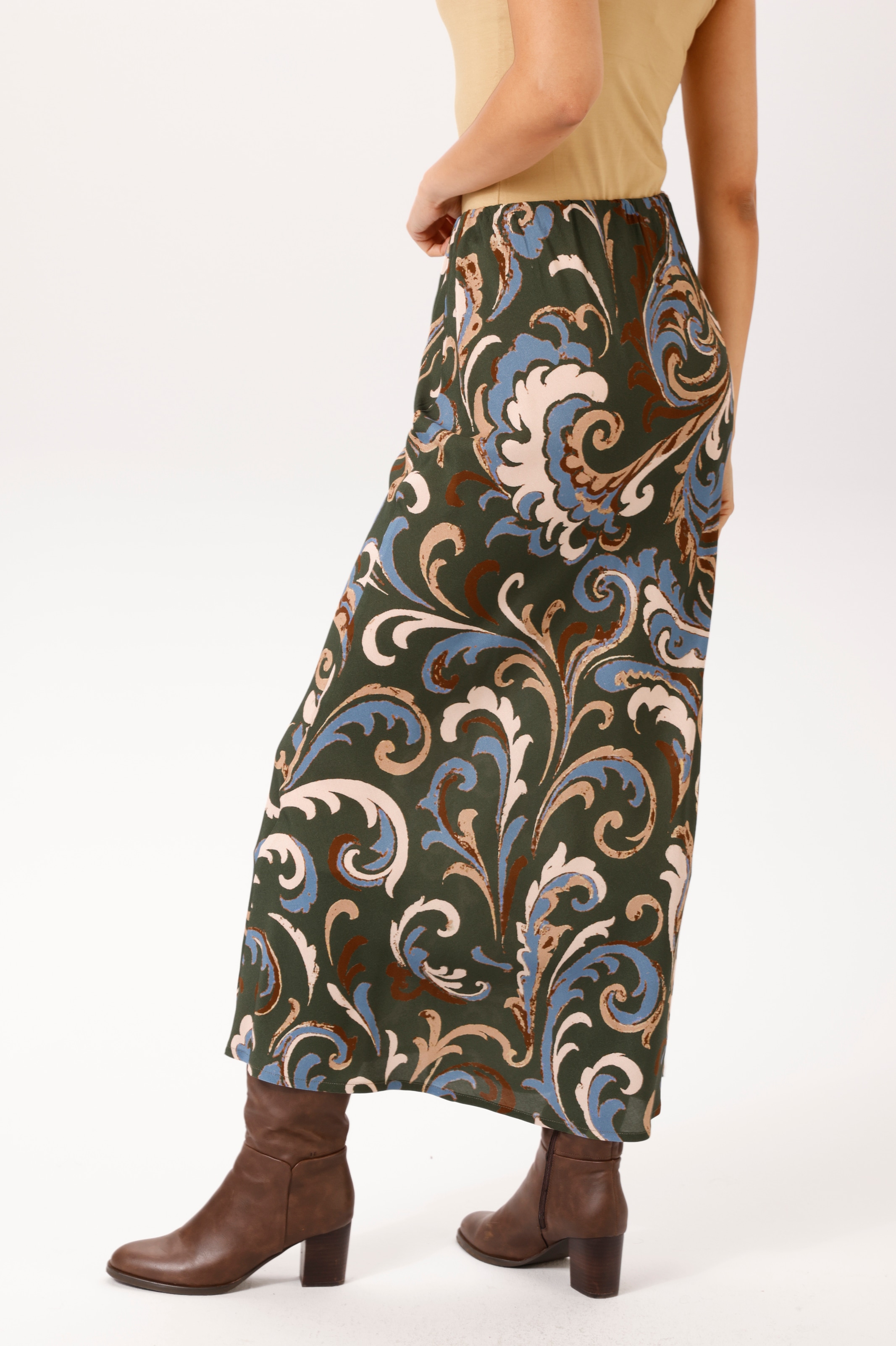 Aniston CASUAL Maxirock mit großflächigem Paisley-Muster - NEUE KOLLEKTION