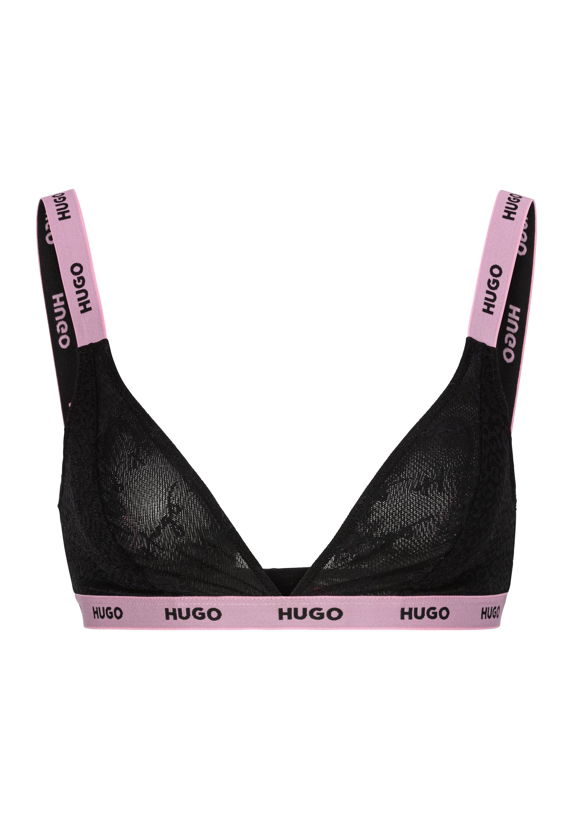 HUGO Underwear Triangel-BH »TRIANGLE SPORTY LACE«, mit Logobündchen