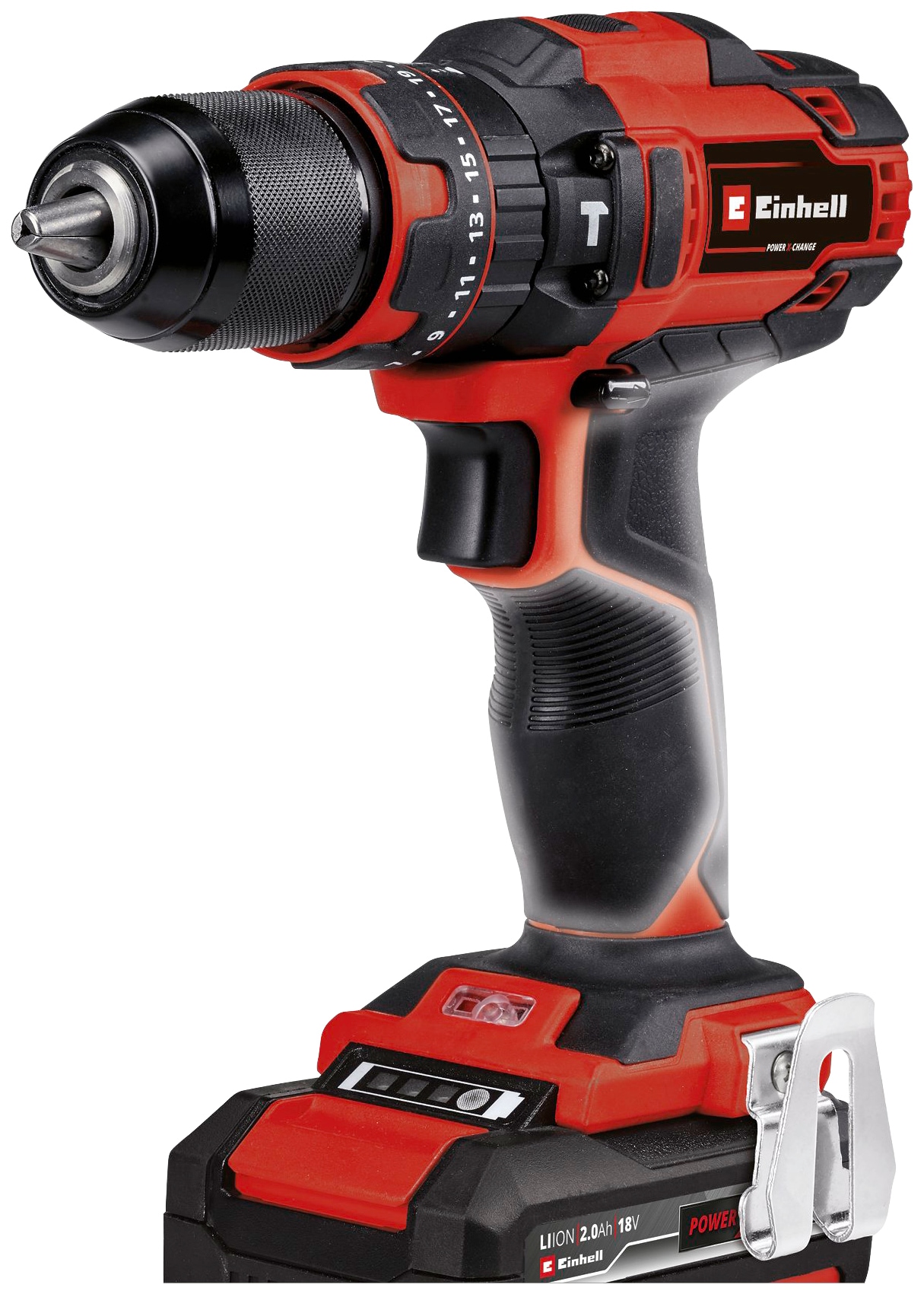 Einhell Akku-Schlagbohrschrauber »TE-CD 18/40 Li-i +64«, (Set), inkl. 2 Akkus, Schnellladegerät, 64-tlg. Zubehör und Koffer