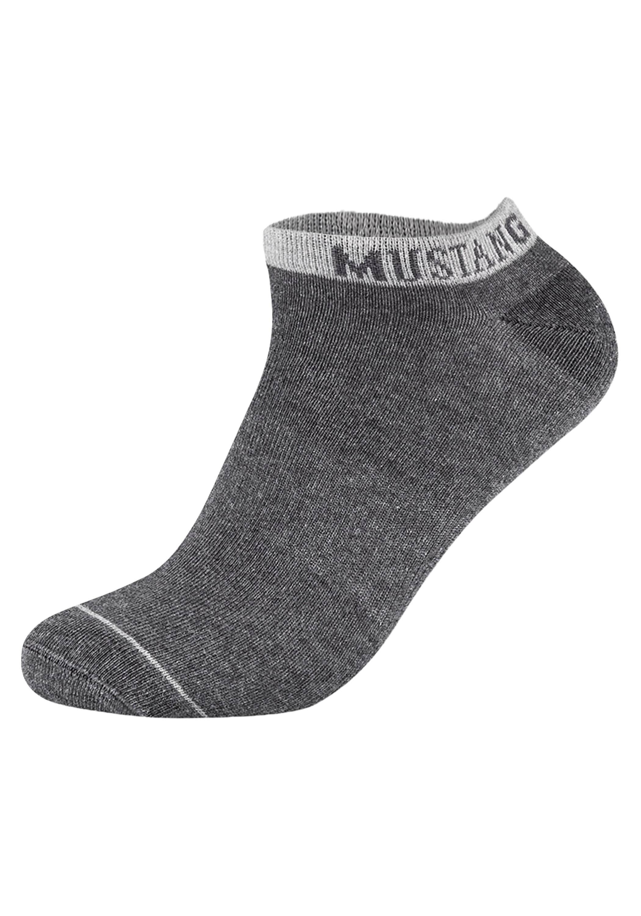 MUSTANG Sneakersocken »Socken Casual Organic Cotton Sneaker 6-Pack 6er Pack« 6 Paar tlg.