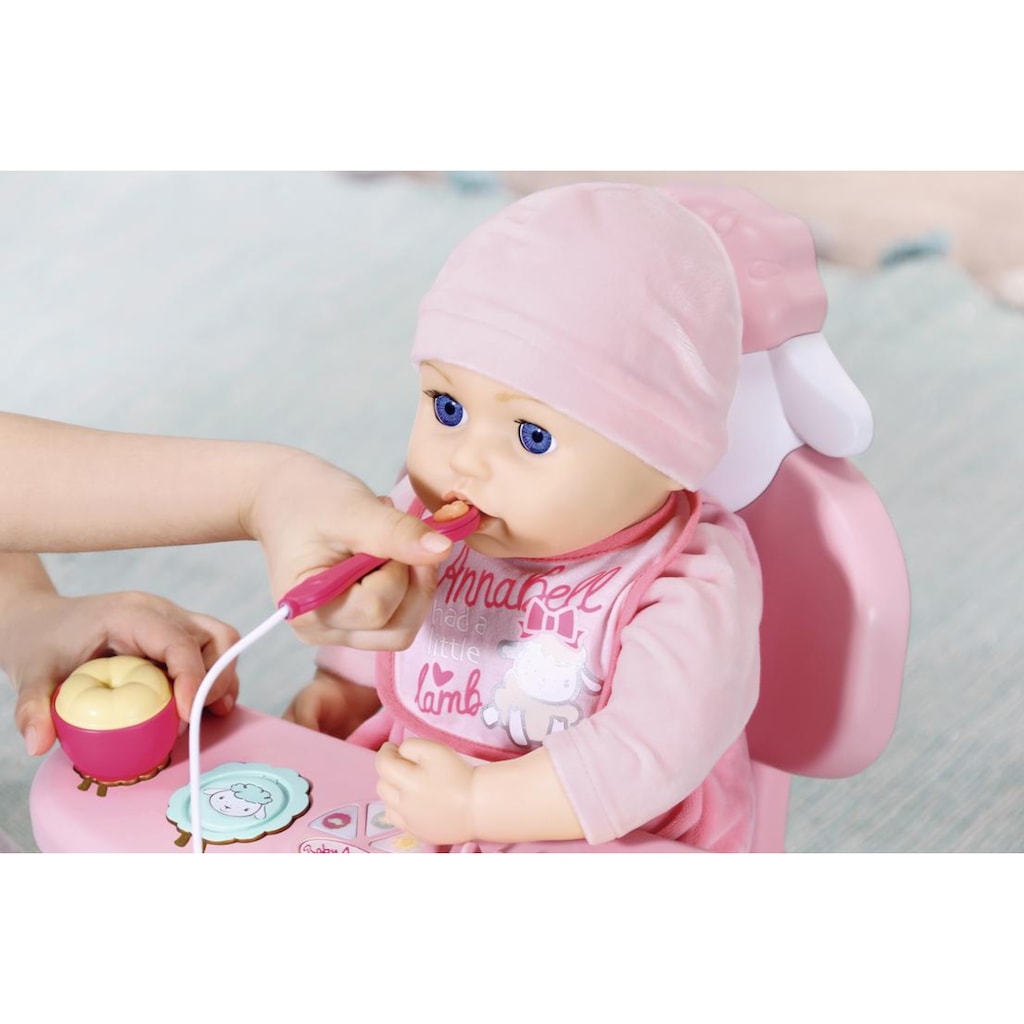 Baby Annabell Puppenhochstuhl »Lunch Time Tisch«, mit Licht- und Soundeffekten