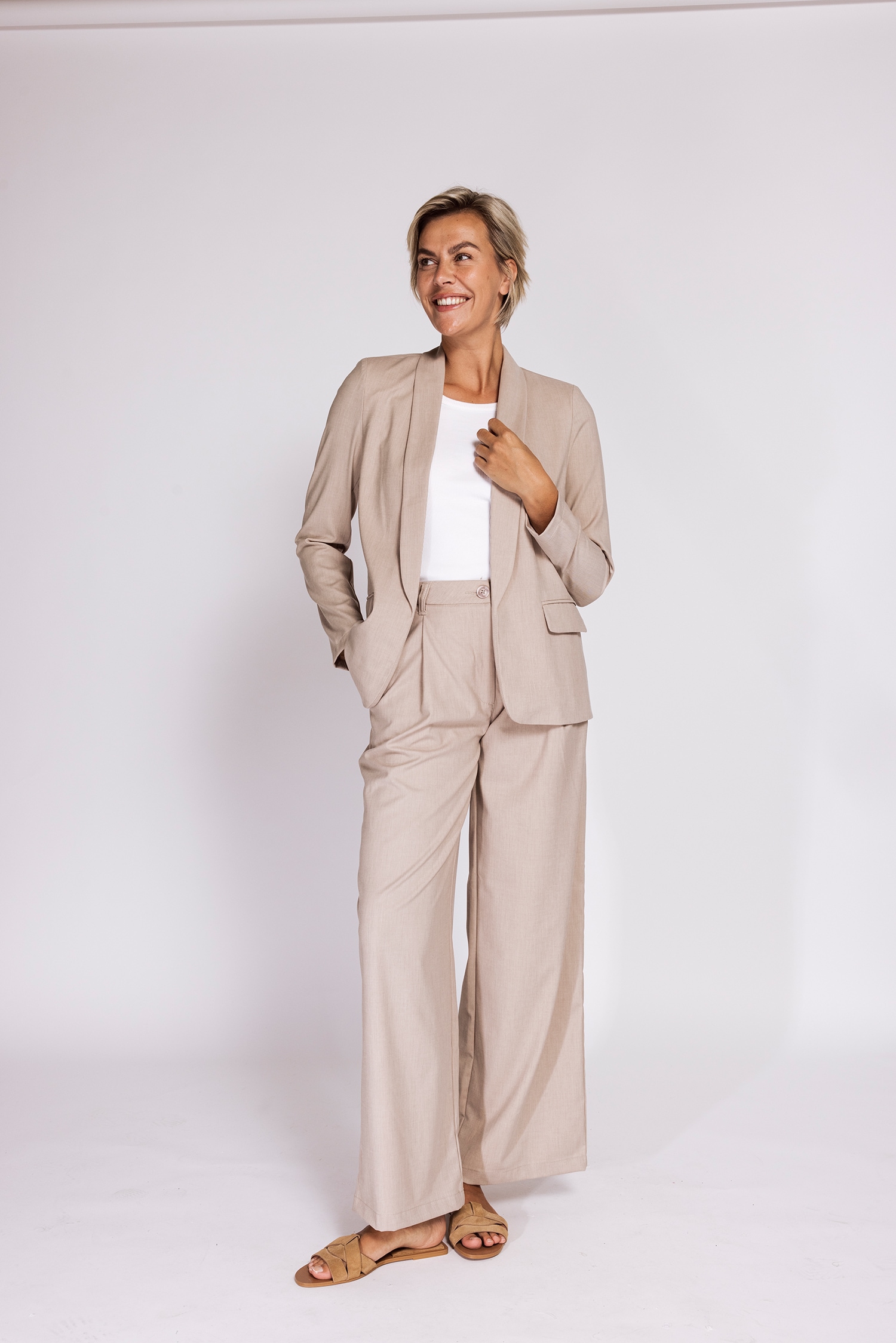 Zhrill Bundfaltenhose »GRETA Hose«  mit Nadelstreifen, weite Passform