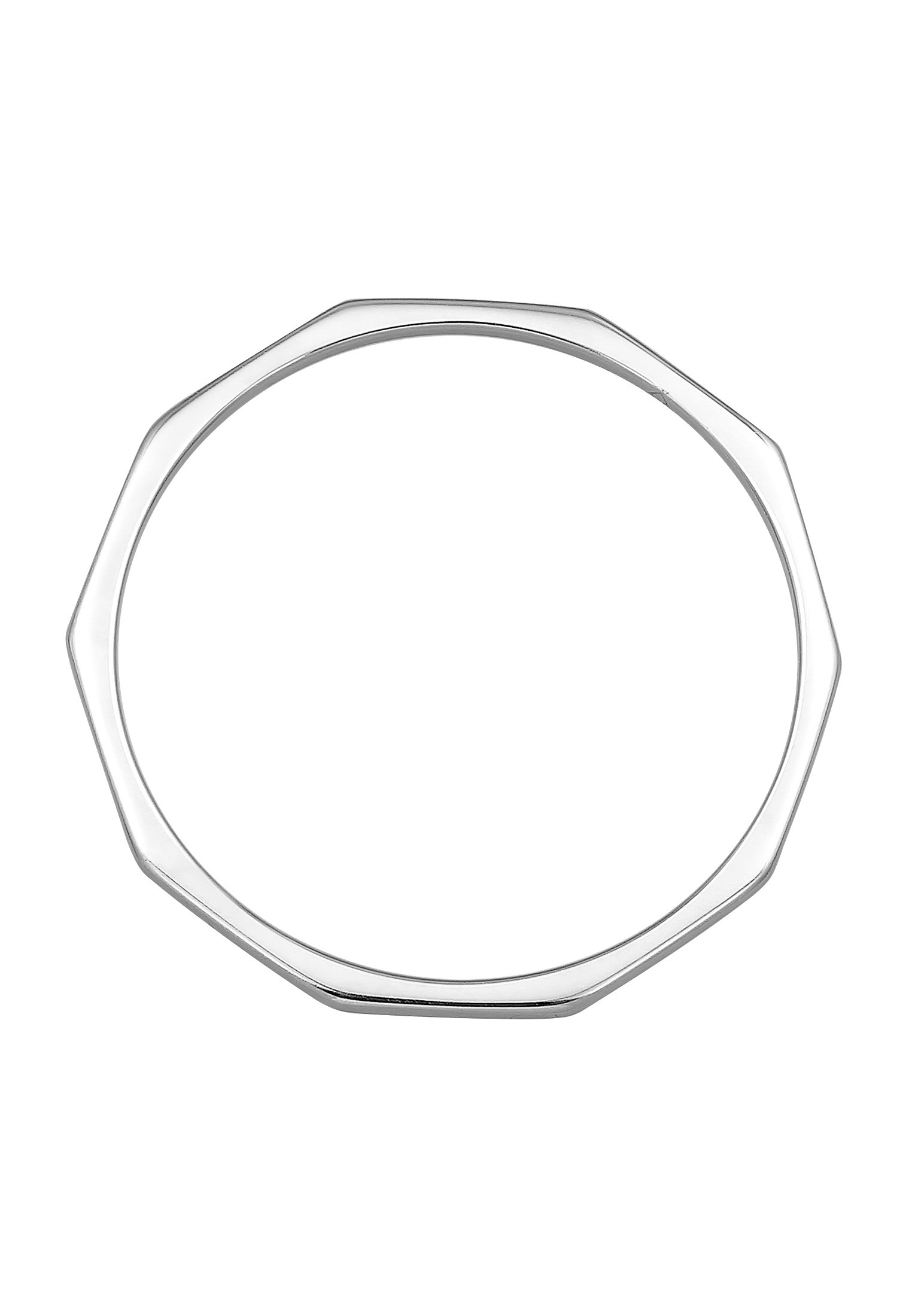 Elli Premium Silberring »Ring Stapelring 585 Weißgold«